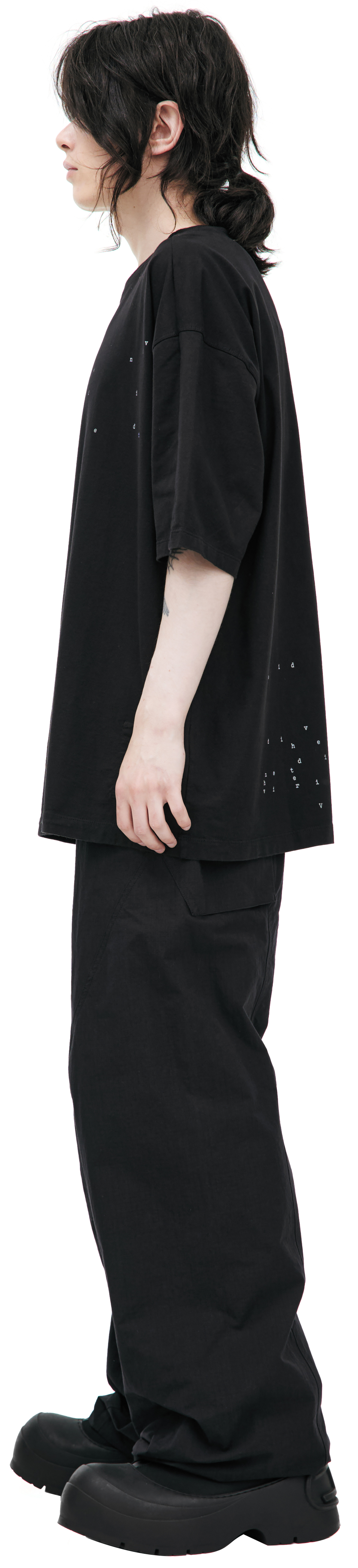 The Viridi-Anne Оверсайз футболка с принтом