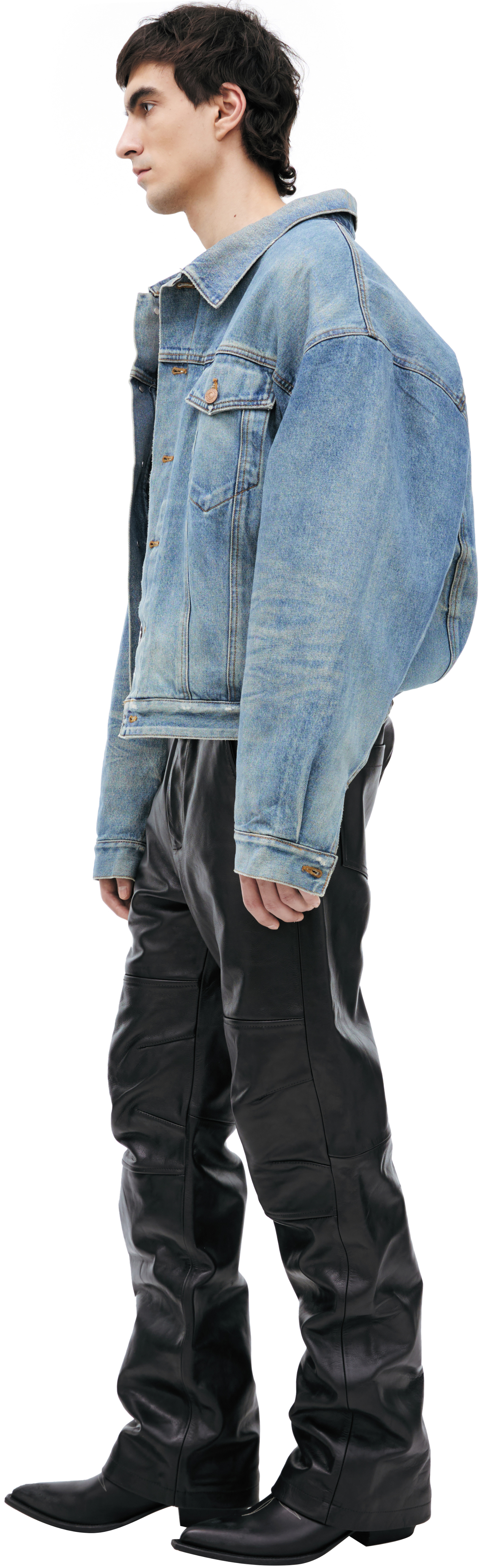 Balenciaga Асимметричная куртка из денима