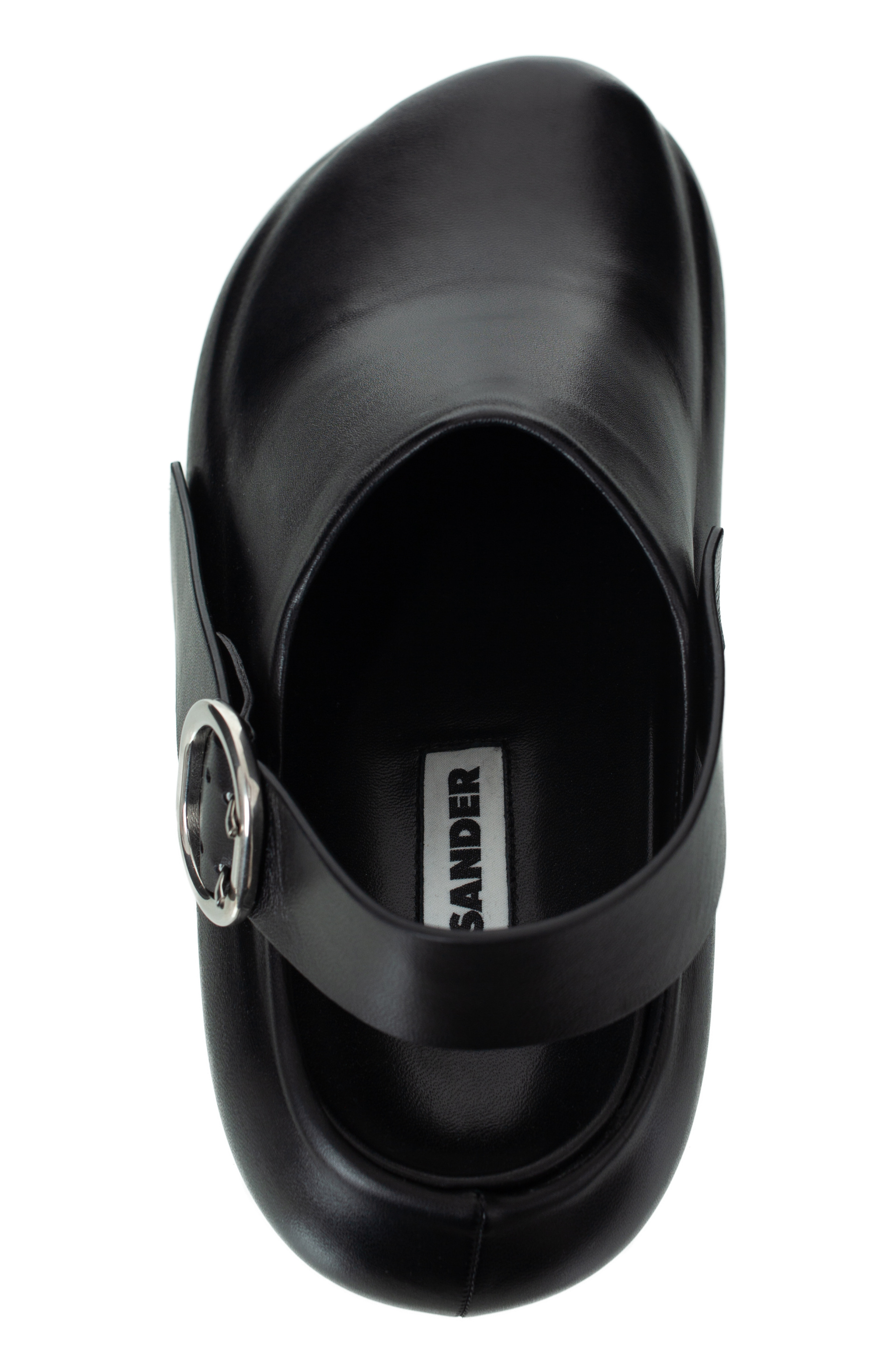 Jil Sander Кожаные сандалии на платформе