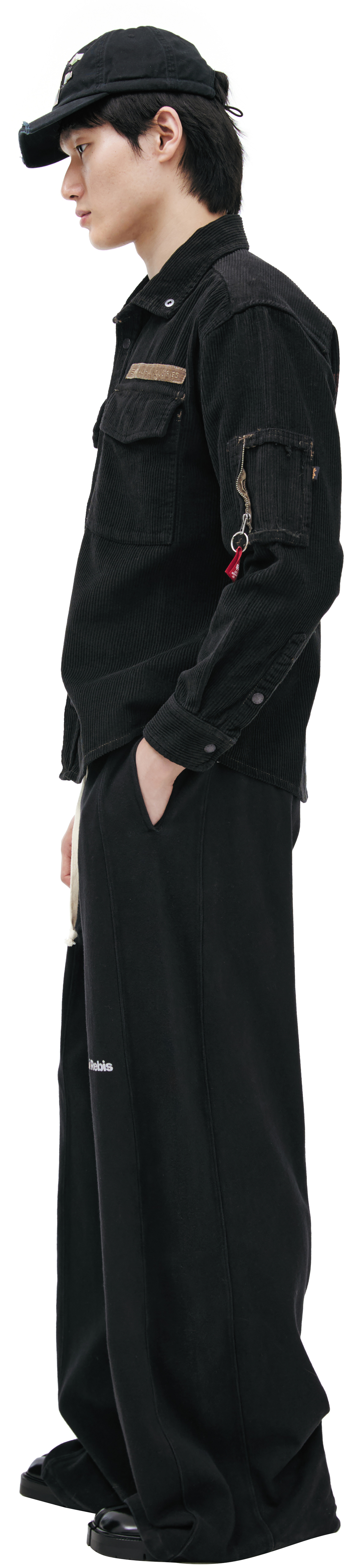 PROTOTYPES Вельветовая рубашка с накладными карманами