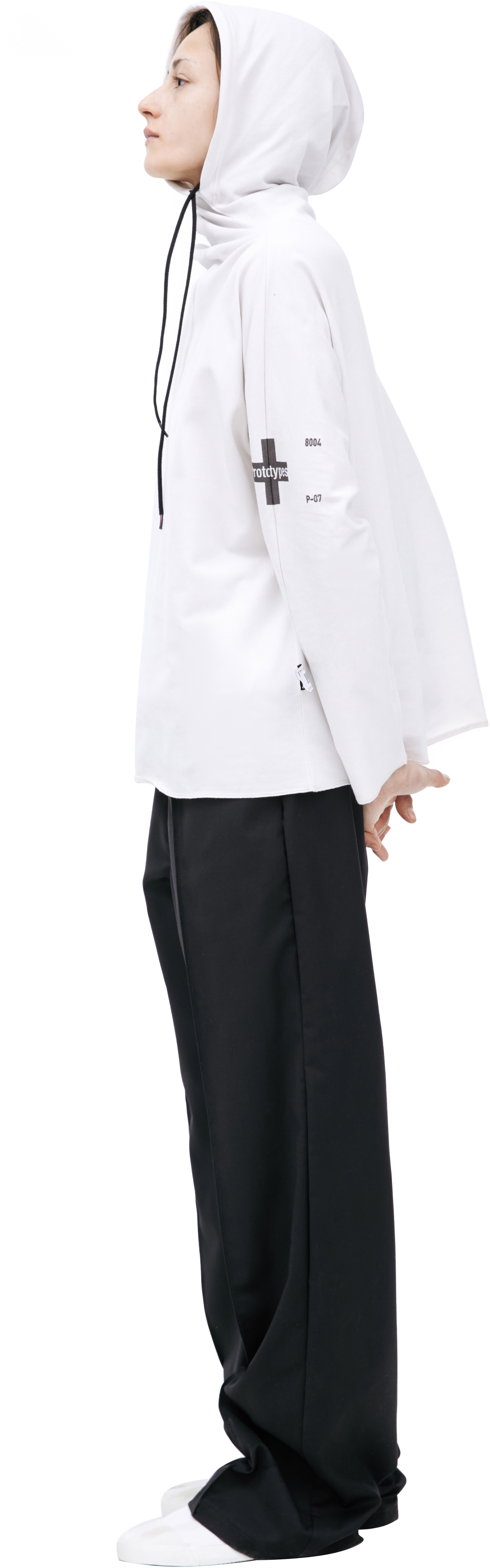 PROTOTYPES Худи с вышивкой на рукавах