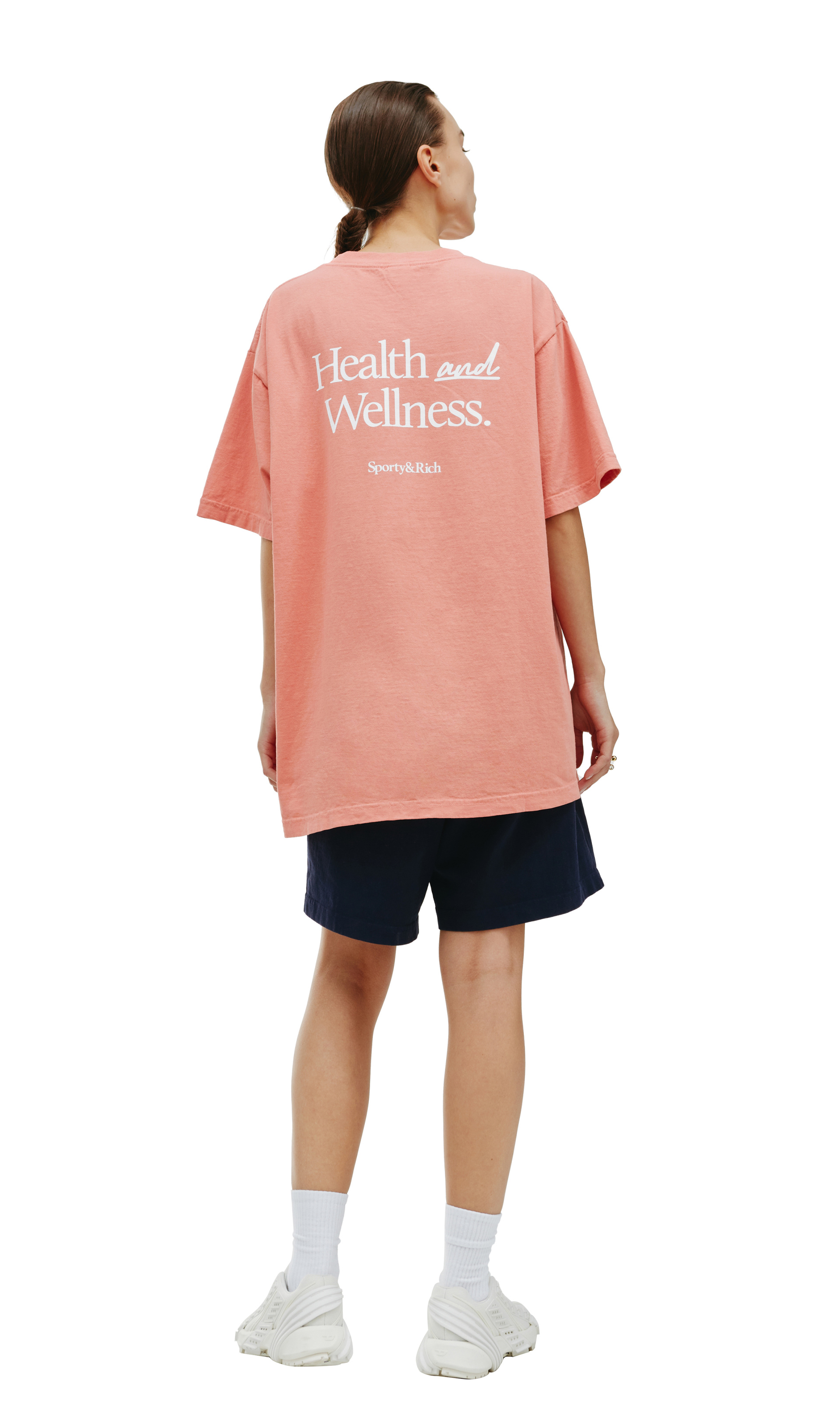 SPORTY & RICH Футболка с принтом Health and Wellness