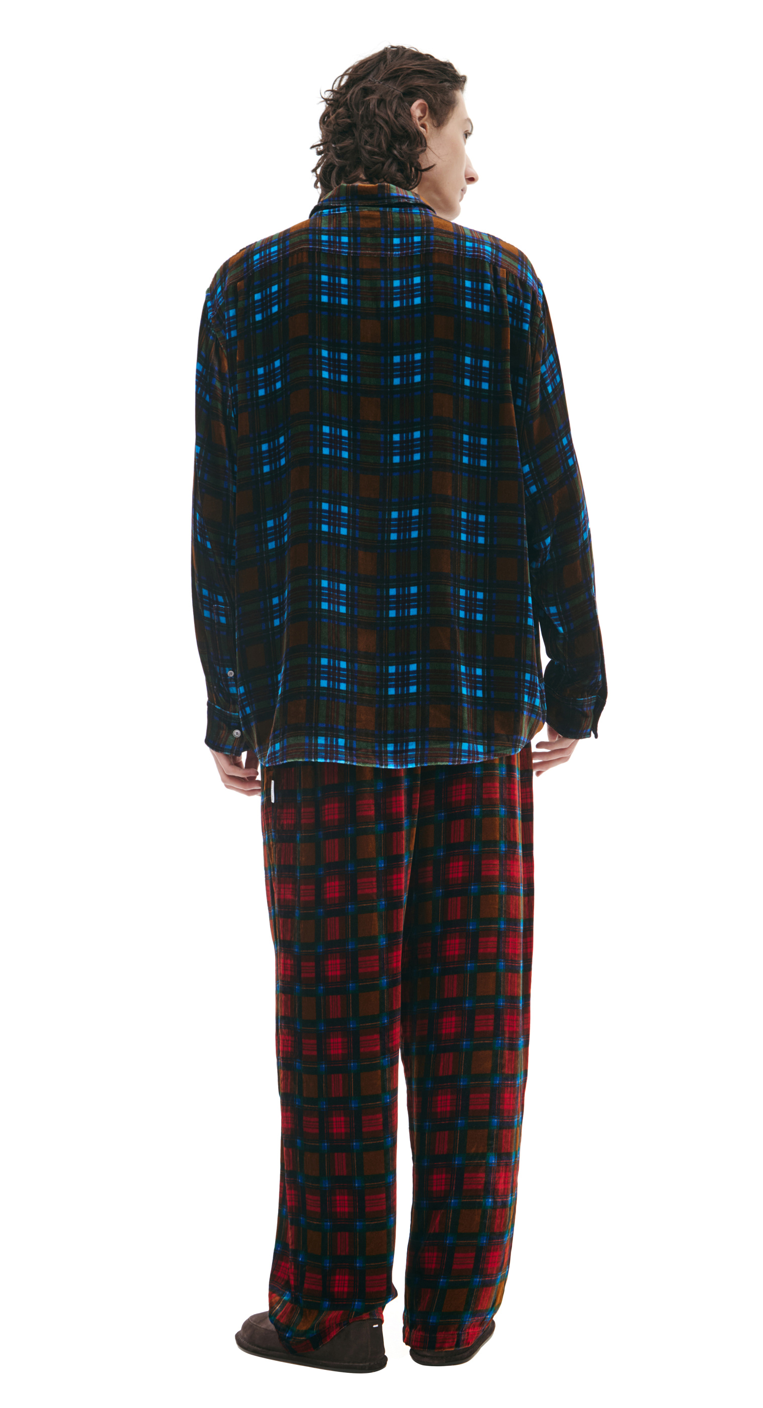 Acne Studios Клетчатая рубашка на молнии