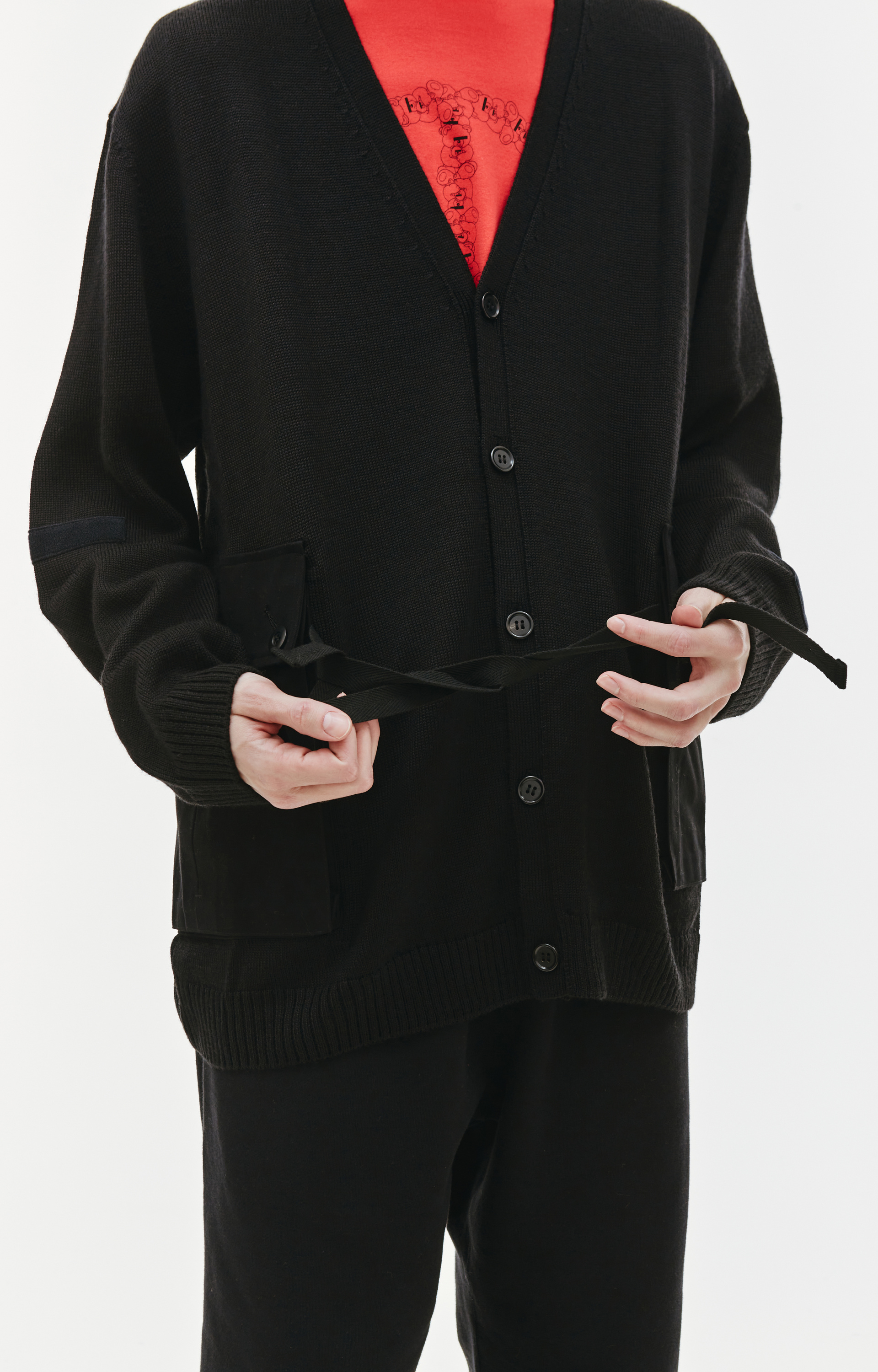 Undercover Кардиган с накладными карманами