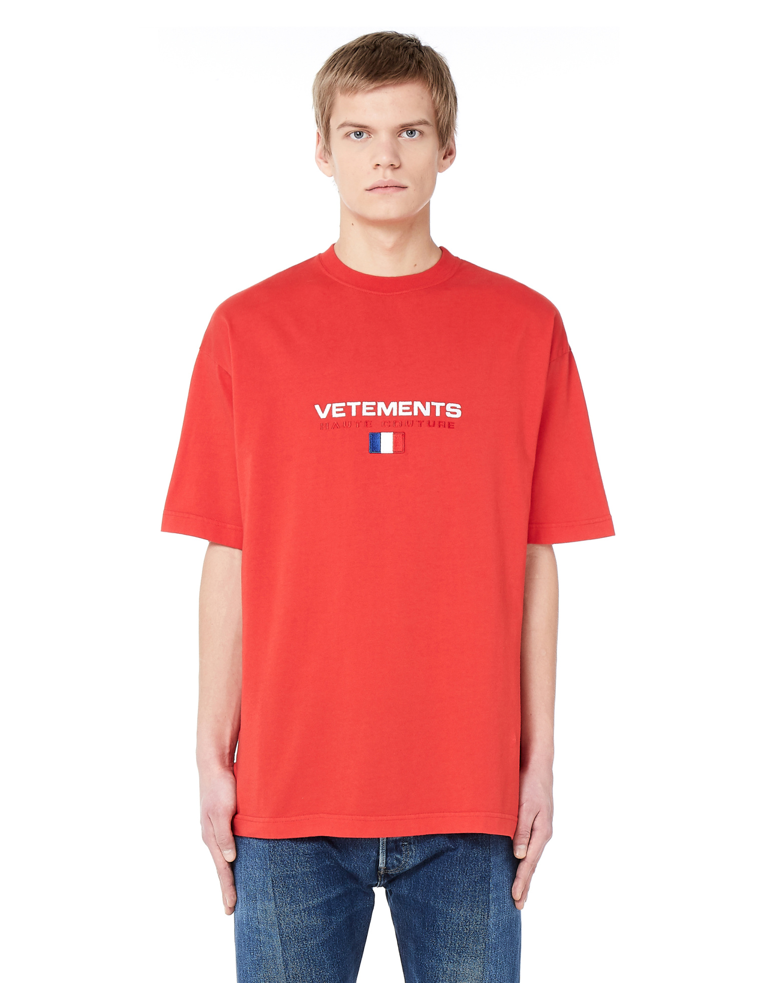 VETEMENTS Футболка из хлопка Haute Couture