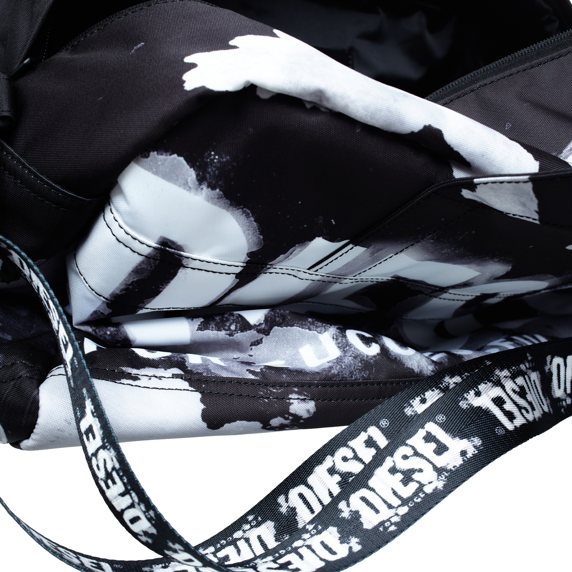 Diesel Черная сумка \'RAVE DUFFLE\' с логотипом