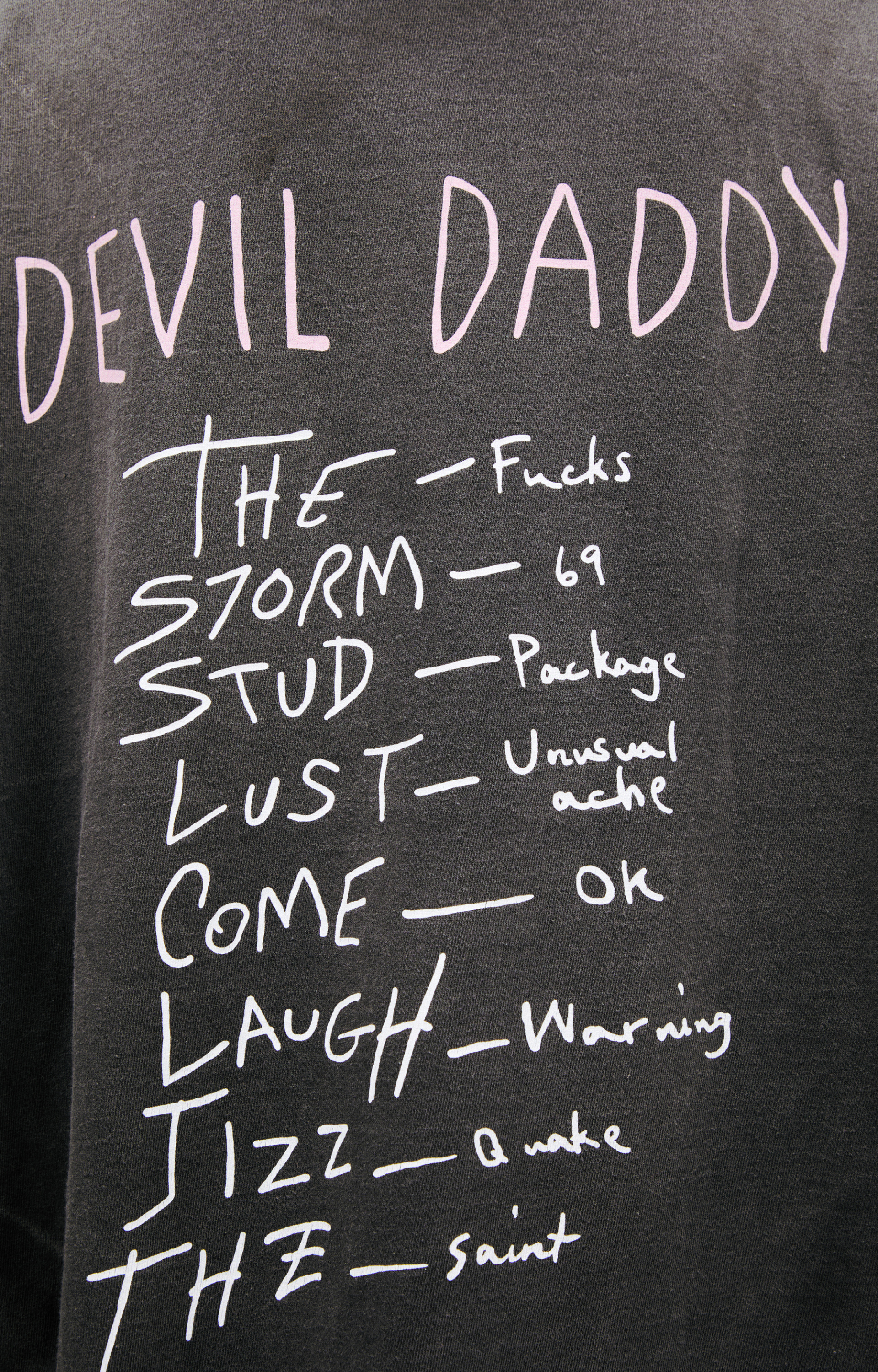 Saint Mxxxxxx Серая футболка с принтом