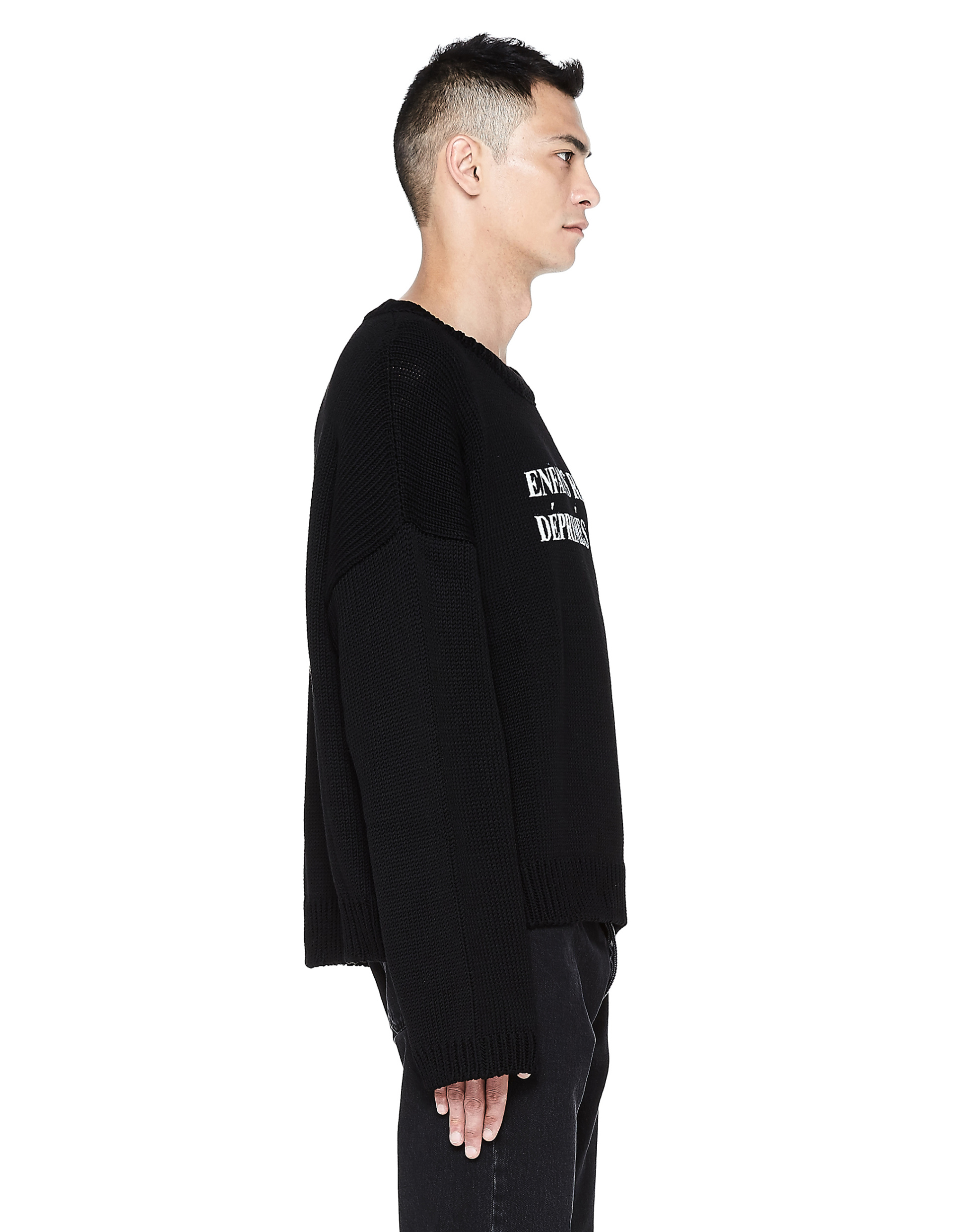 Enfants Riches Déprimés Черный свитер с лого \'E.R.D. Classique\'