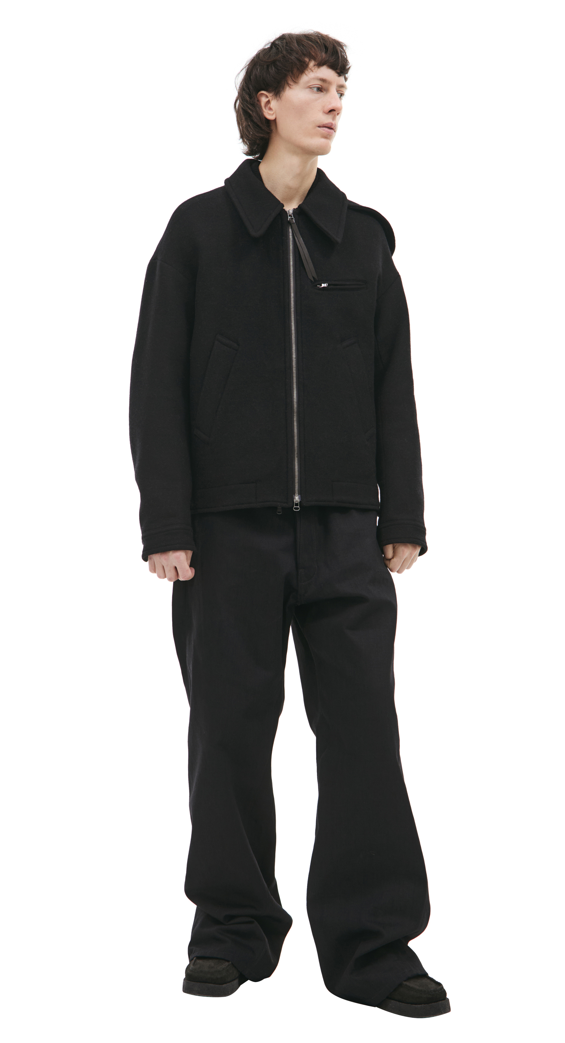 The Viridi-Anne Шерстяная куртка Melton