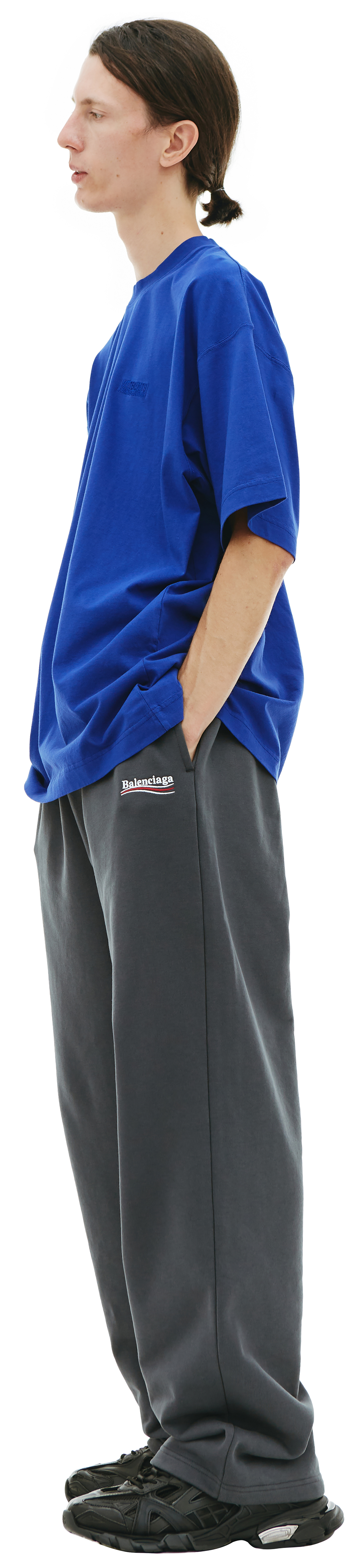 VETEMENTS Футболка с вышивкой логотипа