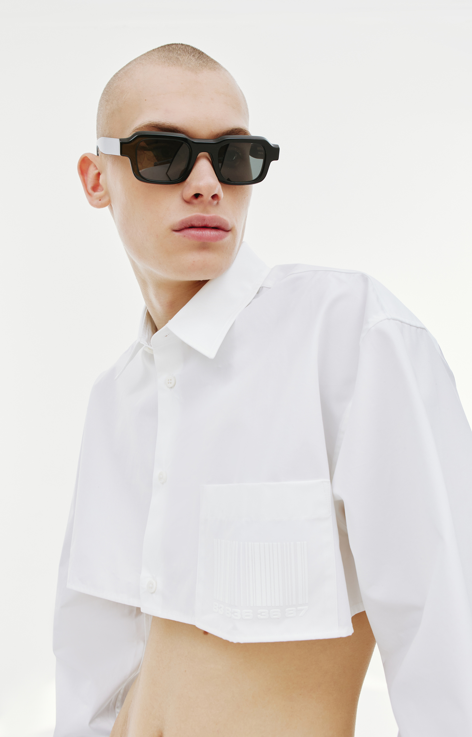 VTMNTS Укороченная рубашка Barcode