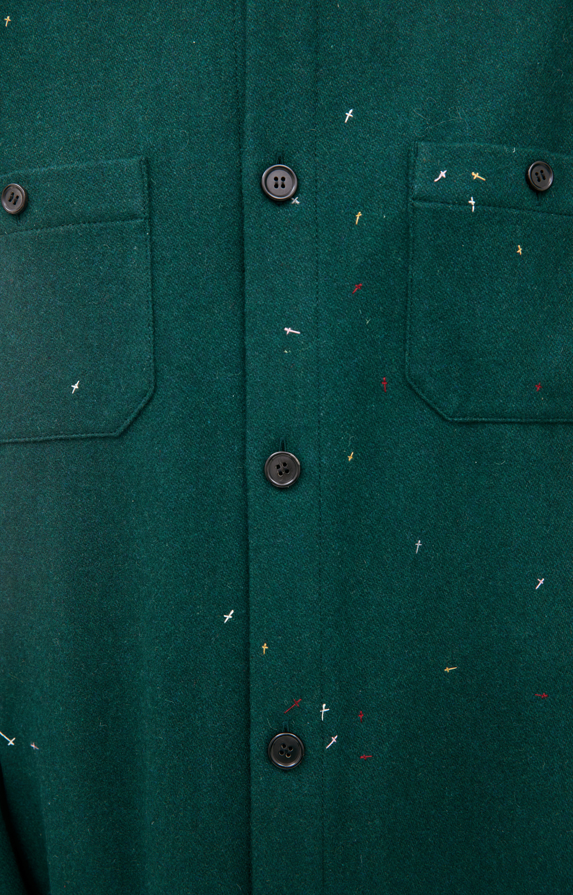 Undercover Рубашка с вышитыми крестами