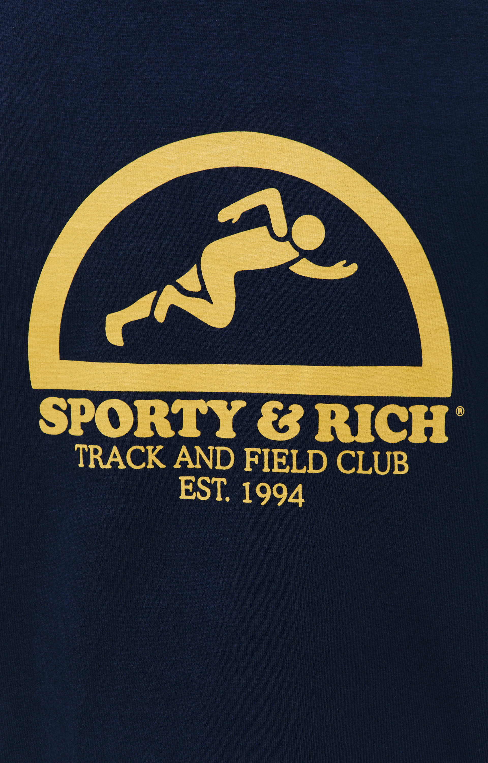 SPORTY & RICH Футболка с принтом Track and field
