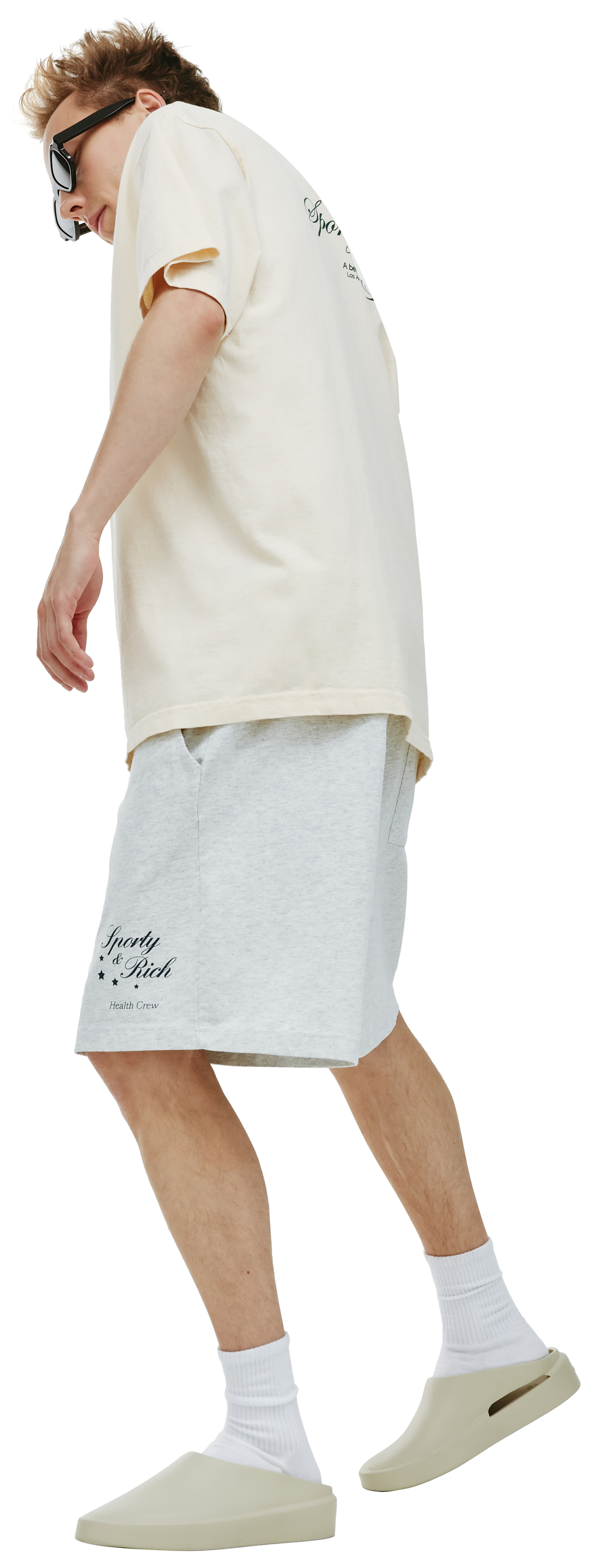 SPORTY & RICH Футболка с принтом Eat Lots of fruits