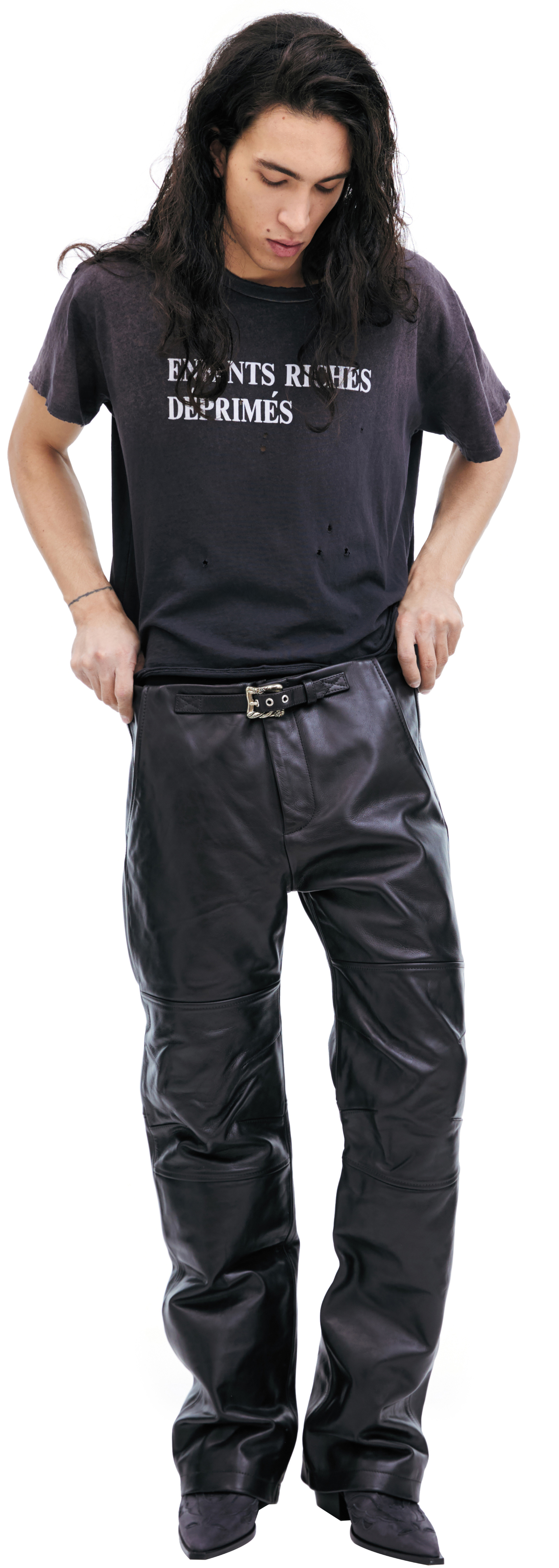 Enfants Riches Déprimés Кожаные брюки