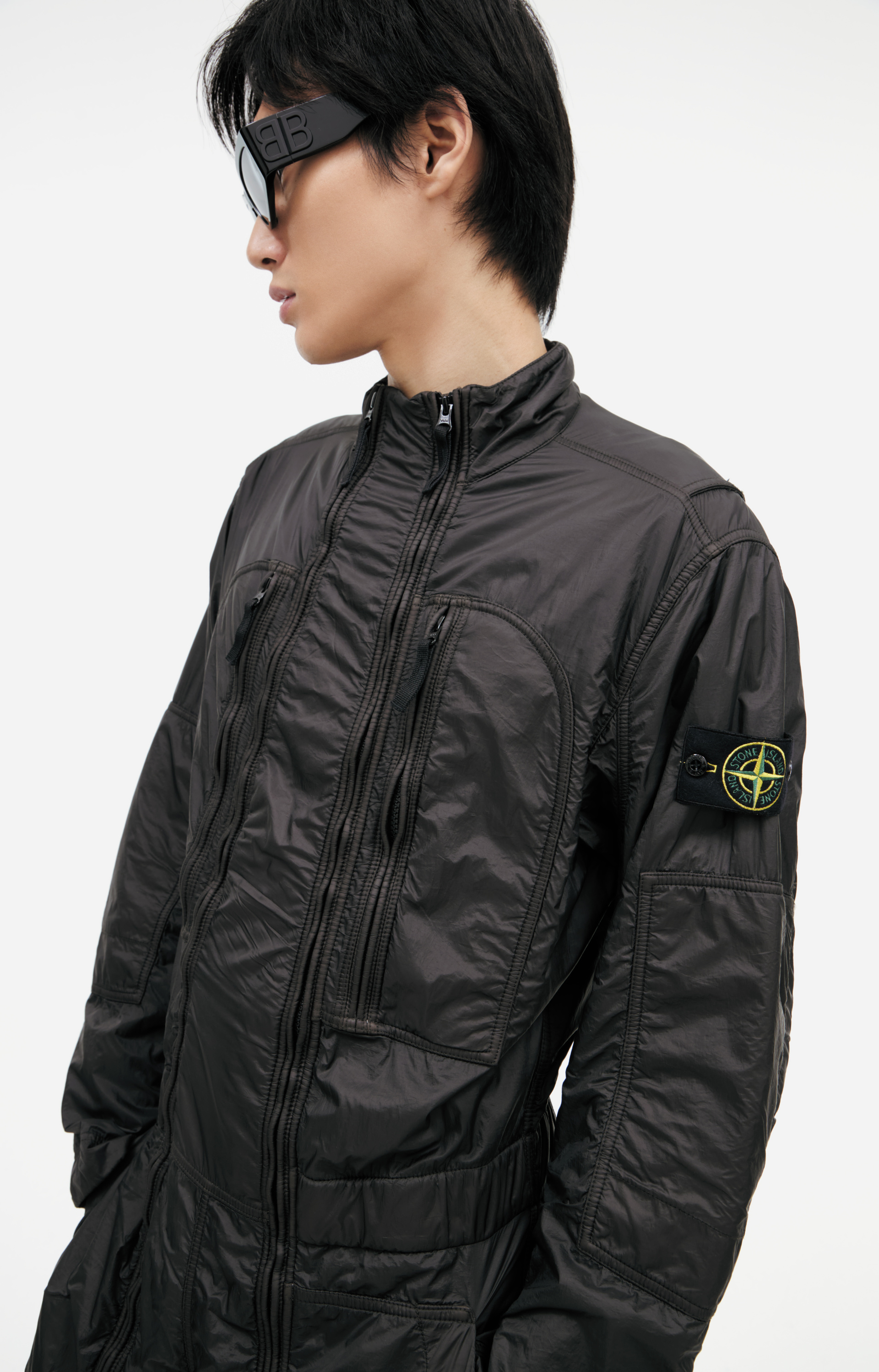 Stone Island Комбинезон с патчем на рукаве