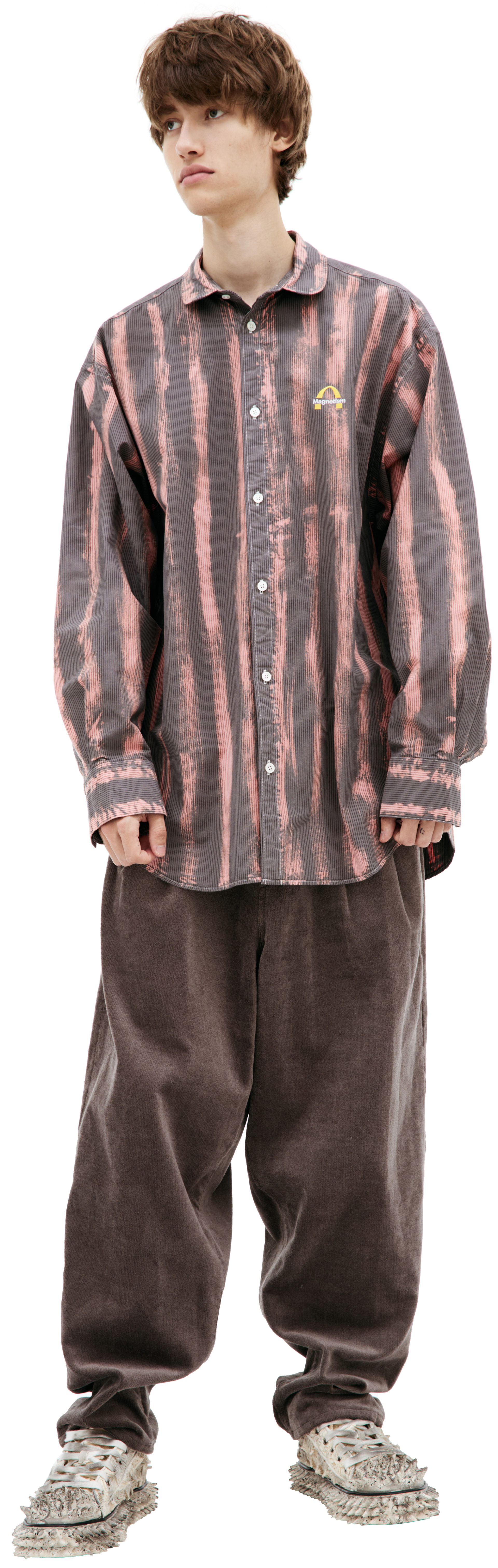 Doublet Рубашка \'Magnetism\' в полоску