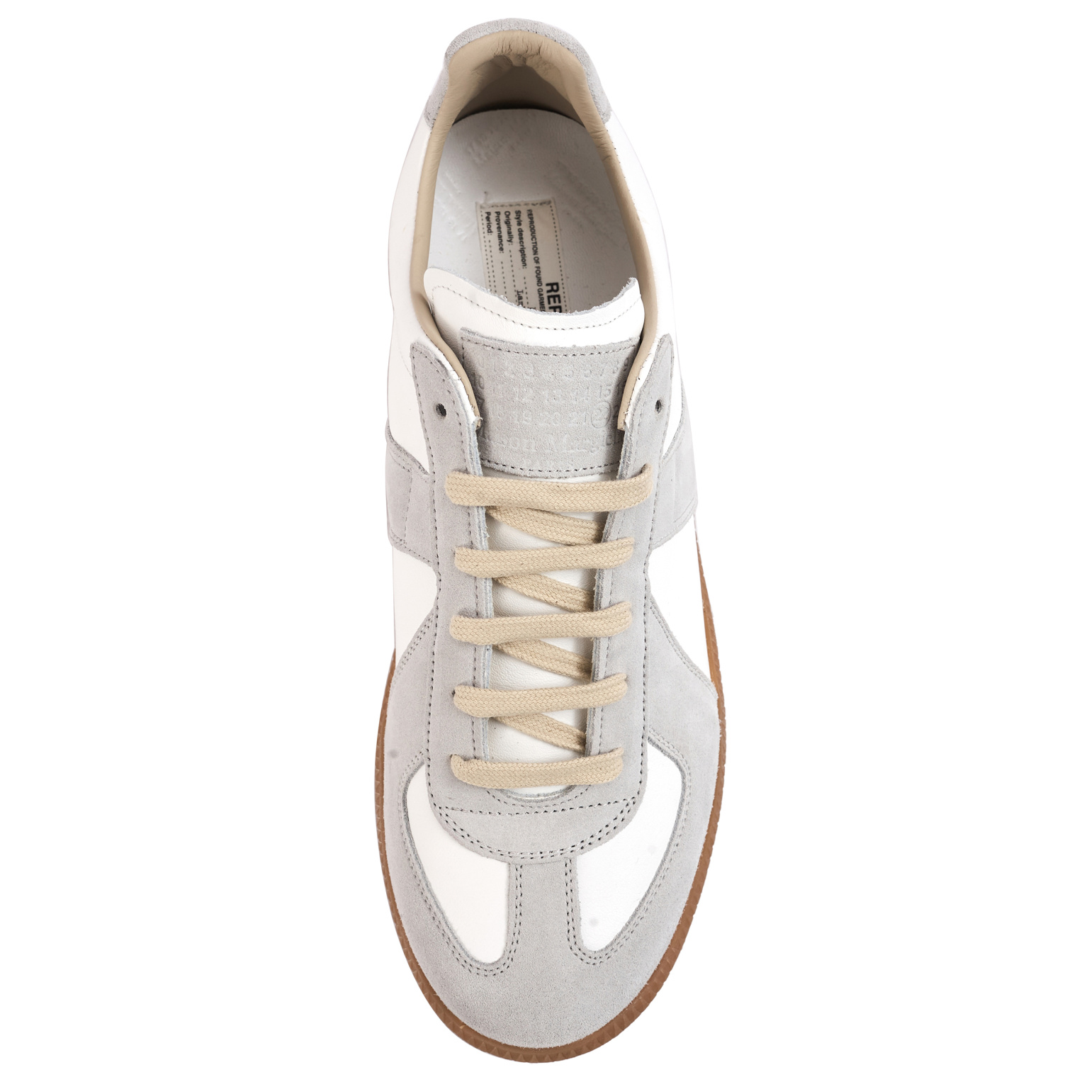 Maison Margiela Кеды Replica из белой кожи и замши