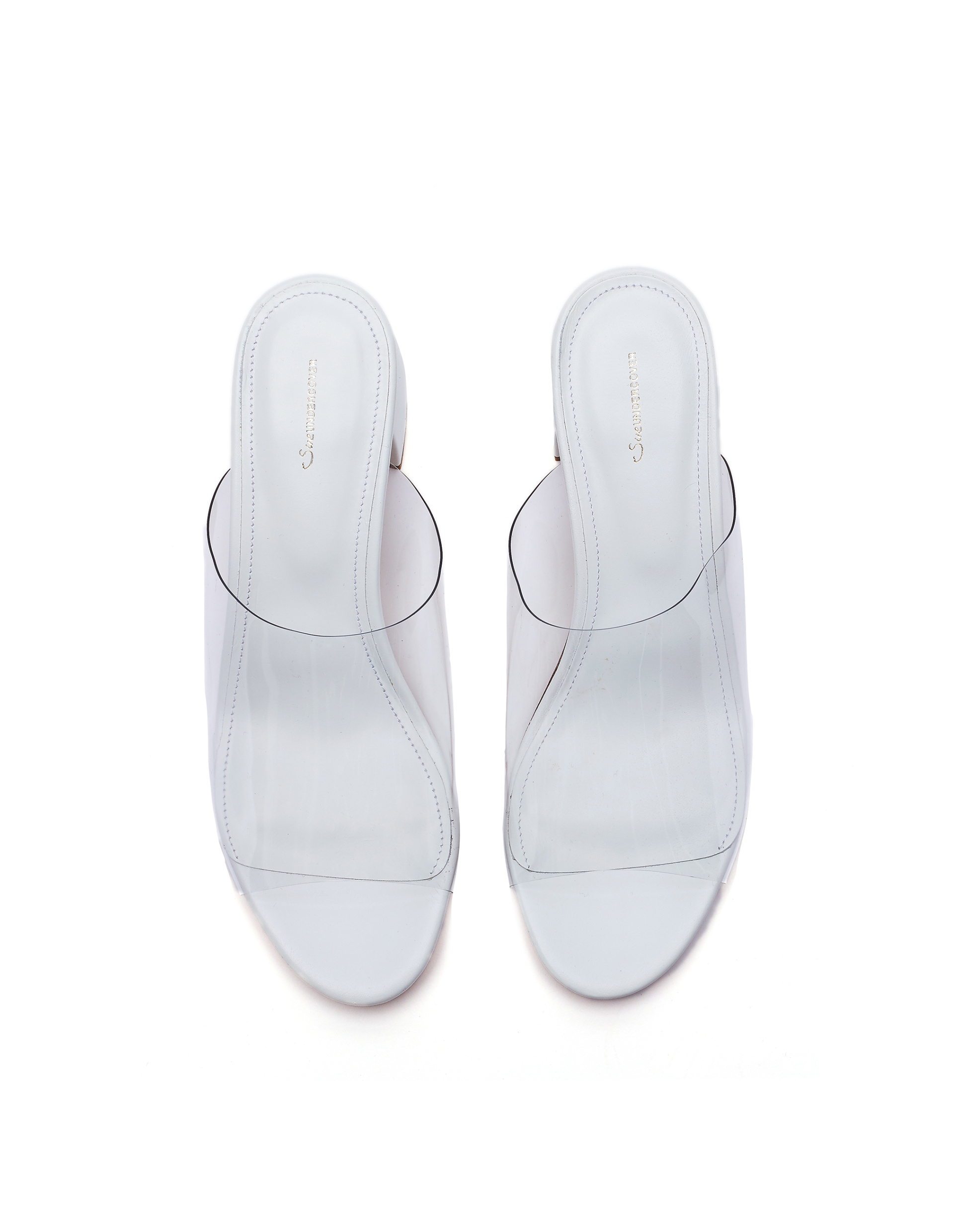 Undercover Прозрачные мюли на каблуке