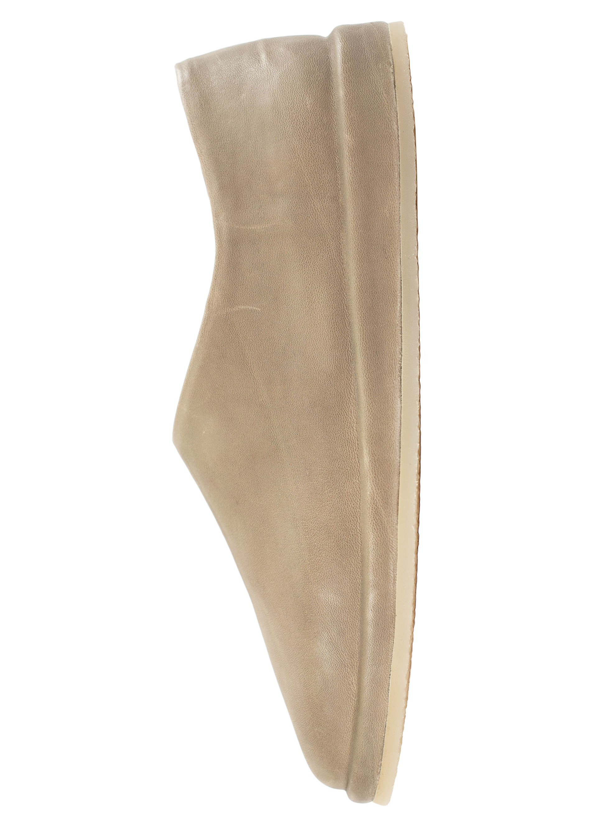 Fear of God Кожаные слипоны оливкового цвет