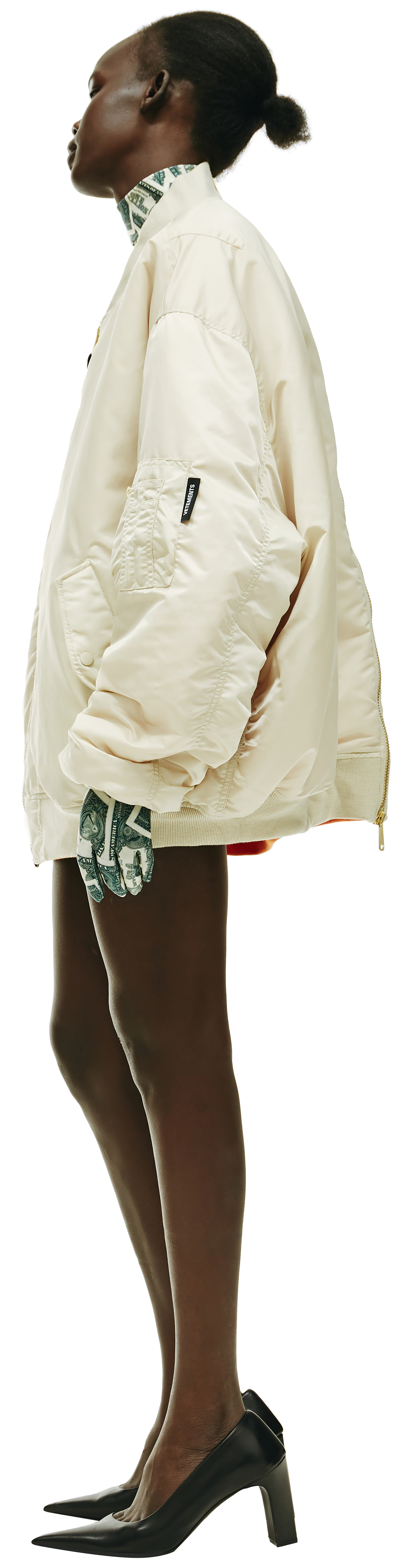 VETEMENTS Двусторонний бомбер VETEMENTS X ALPHA INDUSTRIES