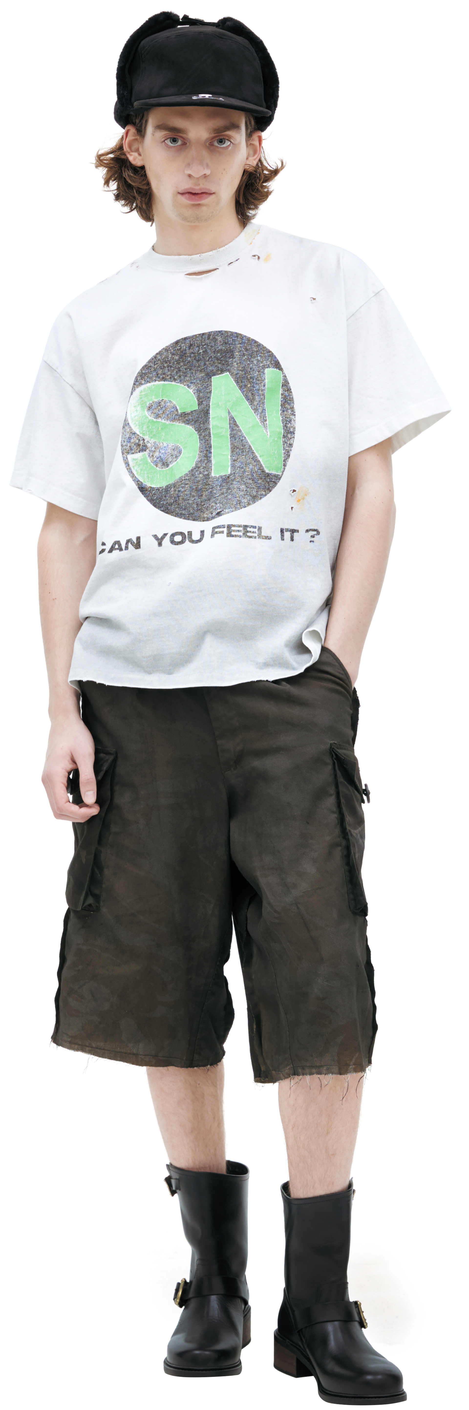 Satoshi Nakamoto Белая футболка с логотипом