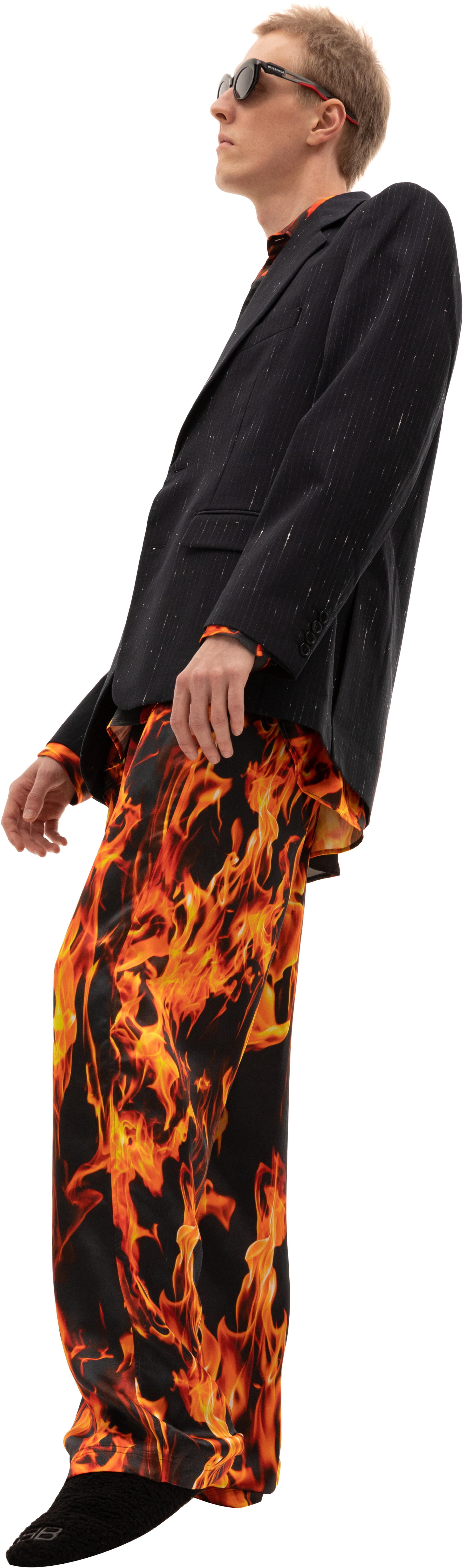 VETEMENTS Пиджак в тонкую полоску