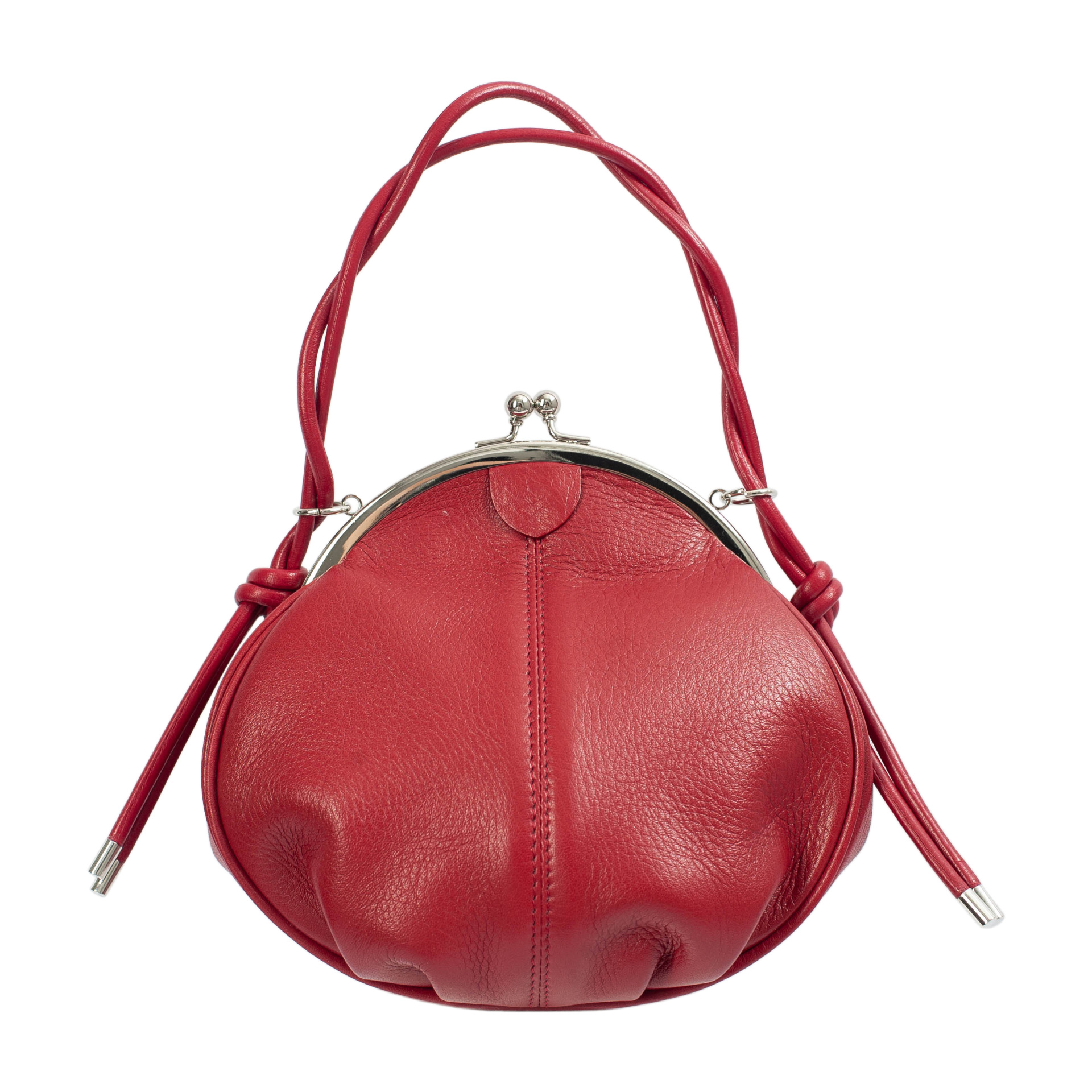 Y\'s Красная кожаная сумка