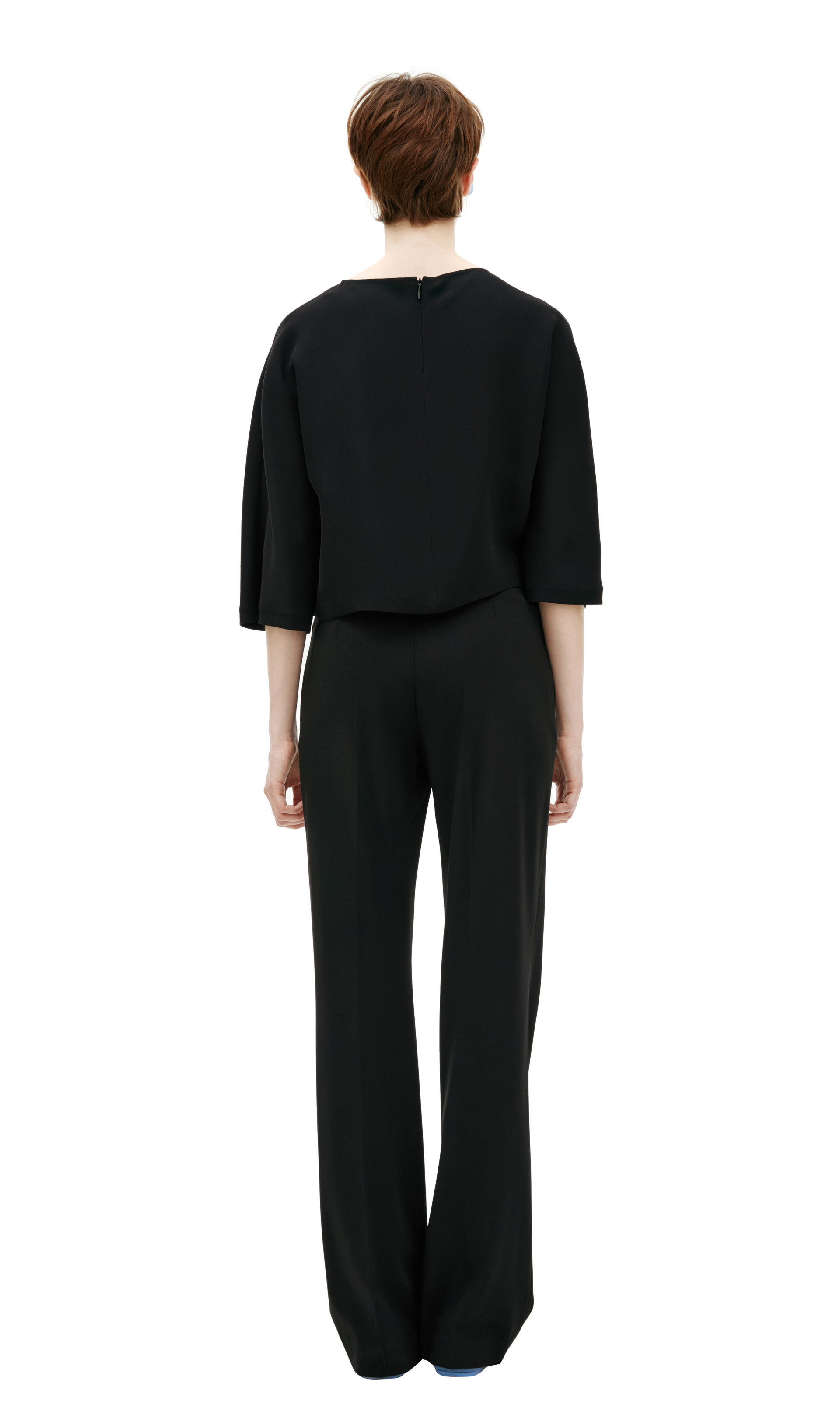 The Row Блуза с укороченными рукавами