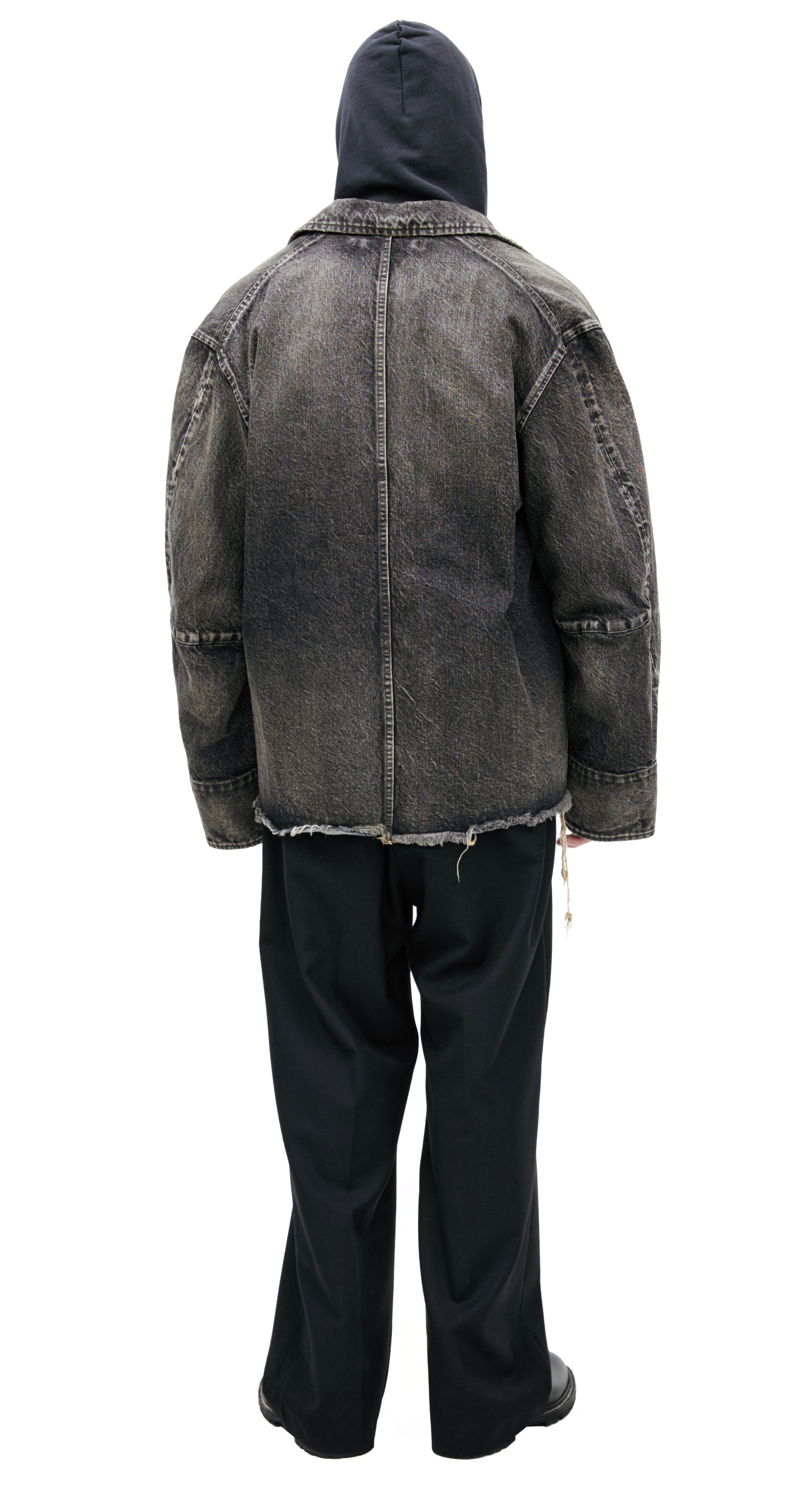 Doublet Джинсовая куртка с выстиранным эффектом