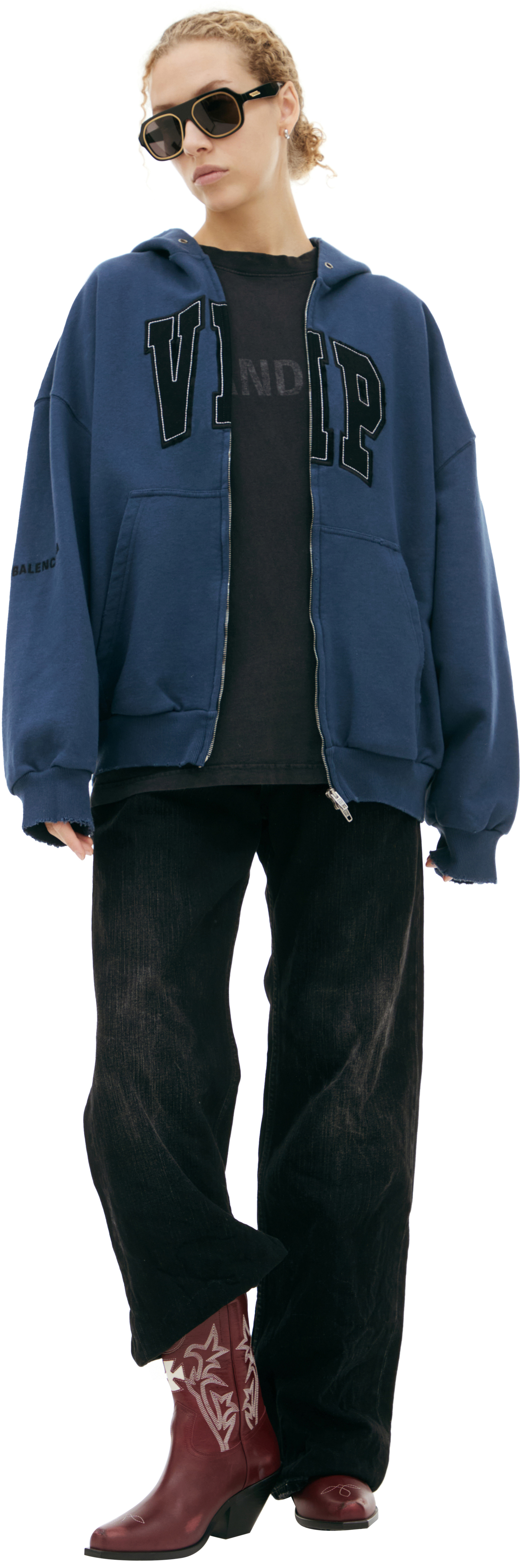 Balenciaga Худи на молнии \'VIP\'