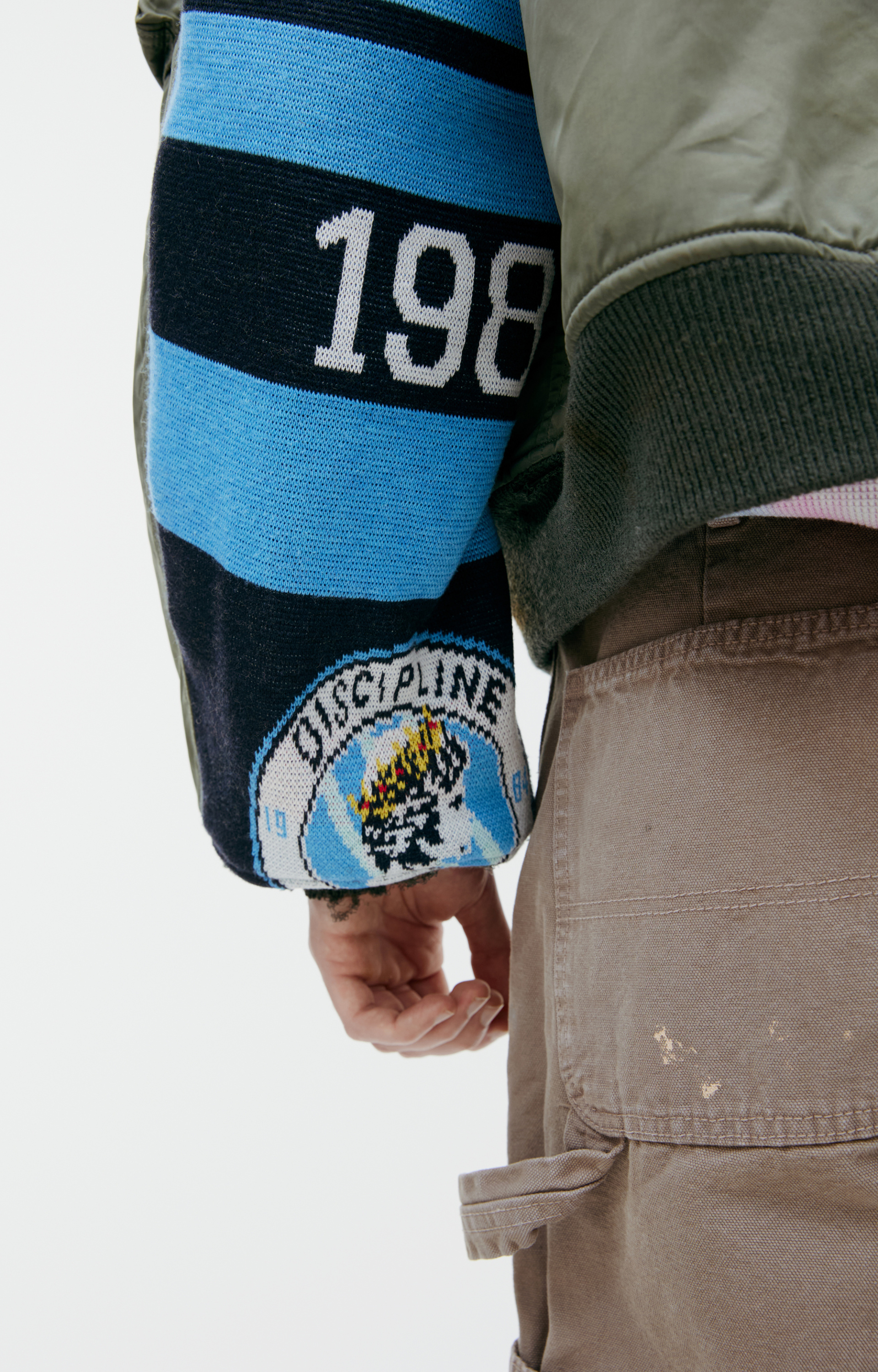 Saint Mxxxxxx Куртка с вставками на рукавах