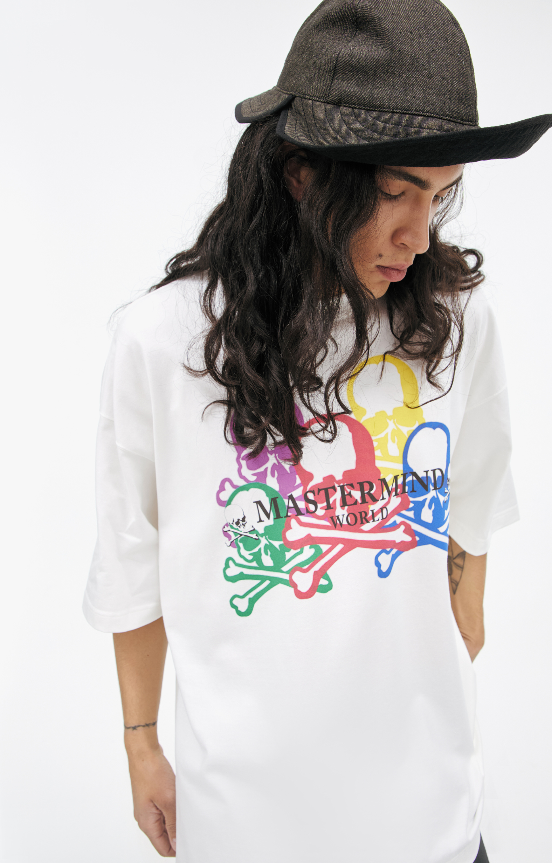 Mastermind WORLD Хлопковая футболка с принтом