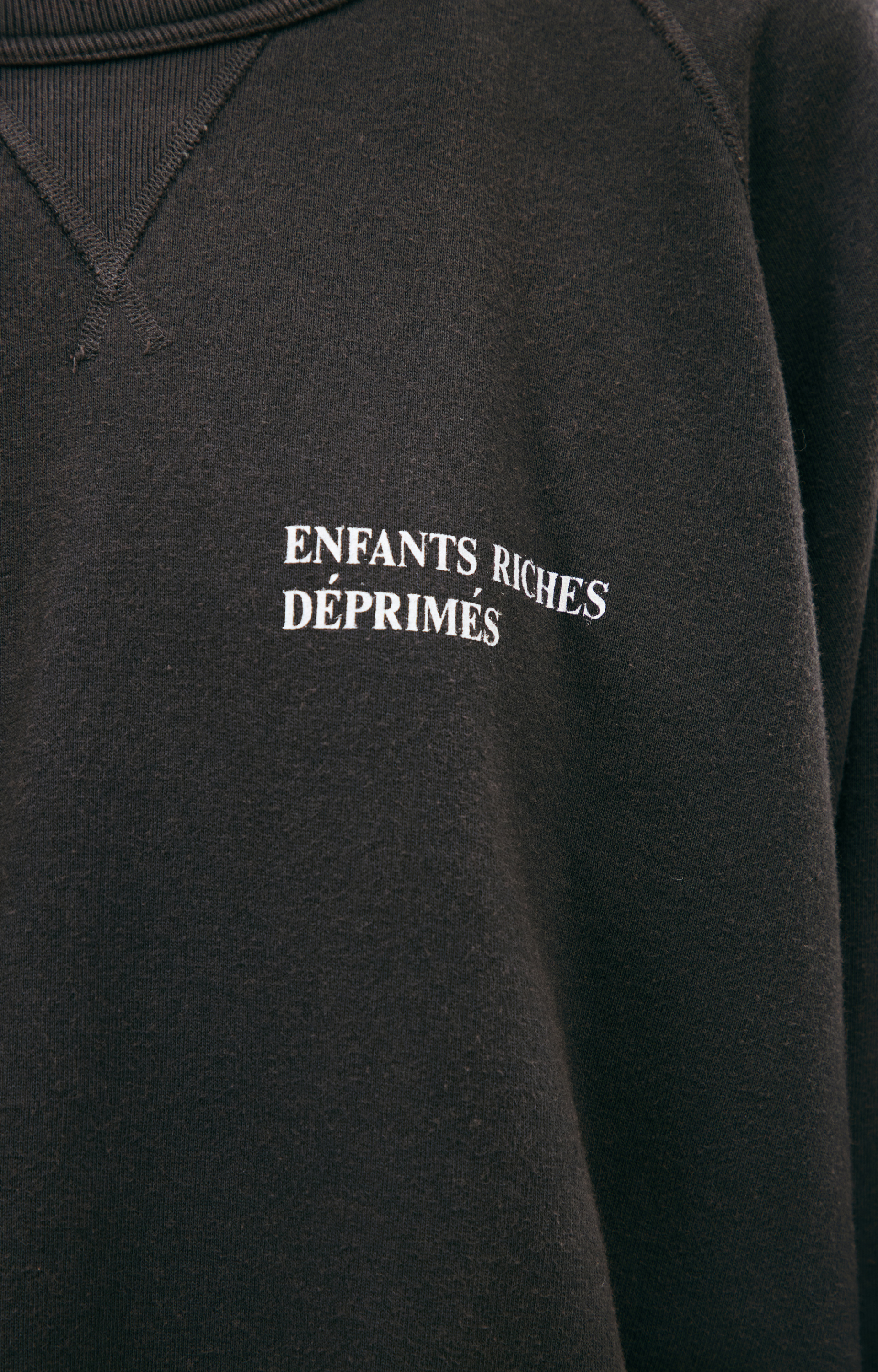 Enfants Riches Déprimés Рваный свитшот с логотипом