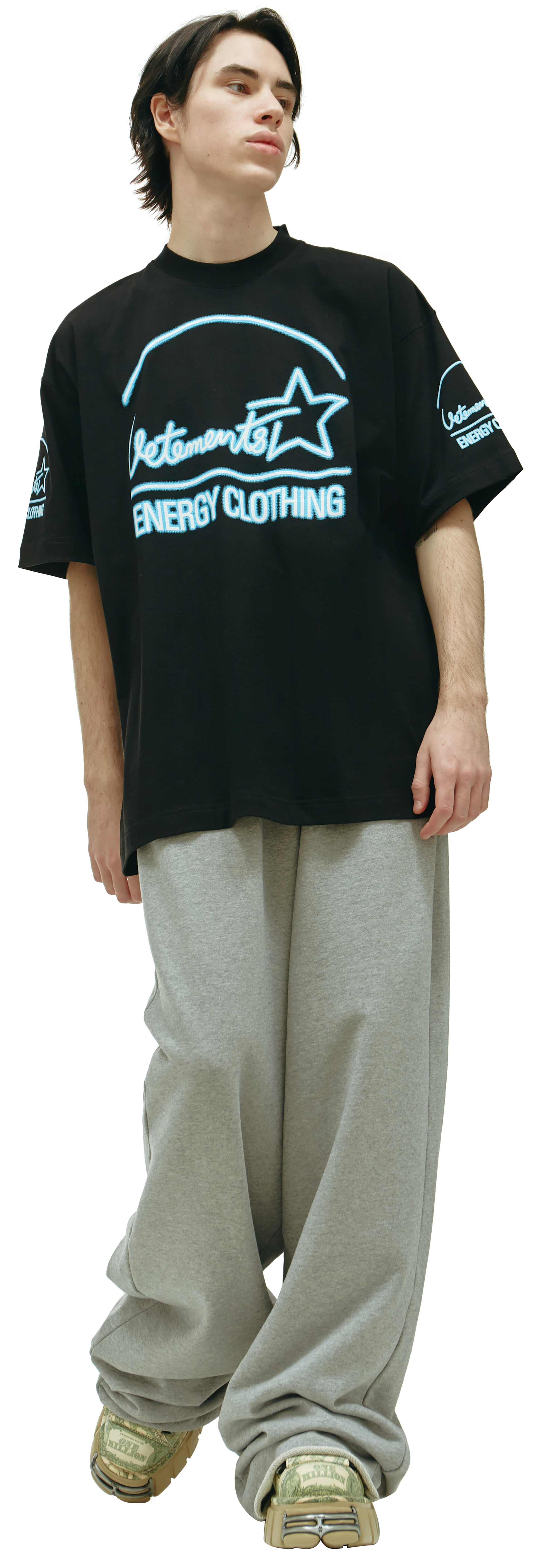 VETEMENTS Футболка с принтом Energy Clothing