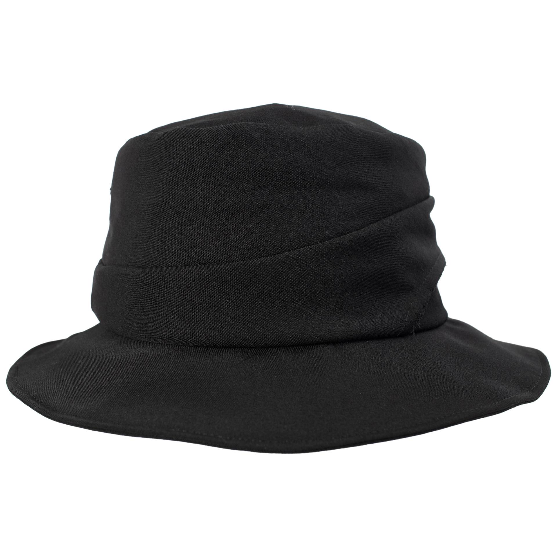 Y\'s Черная шляпа с белыми нитями