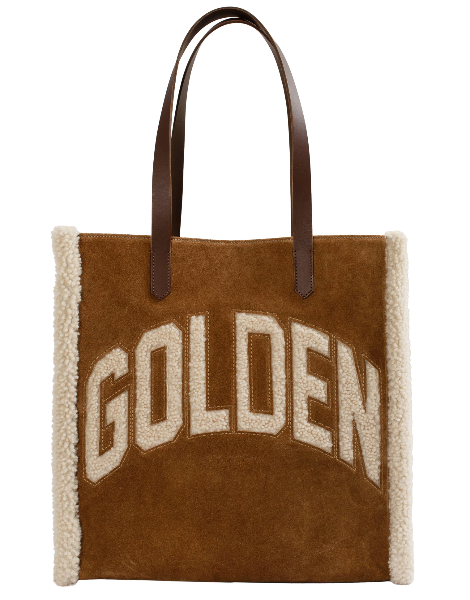 Golden Goose Сумка-тоут из овчины с логотипом