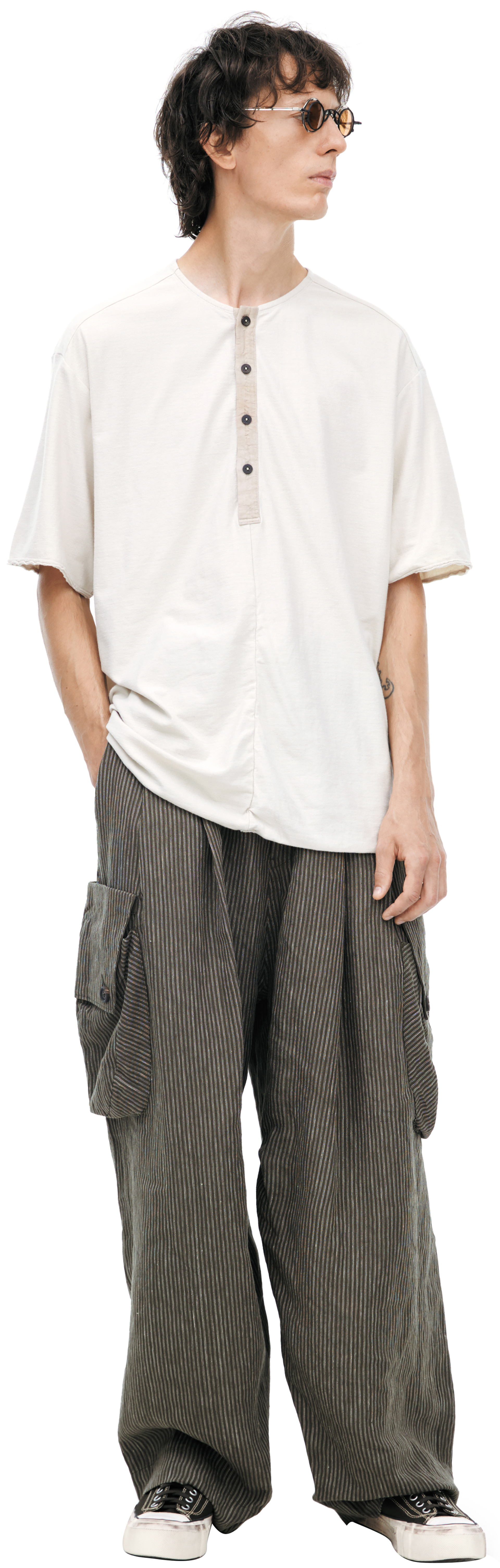 Ziggy Chen Футболка HENLEY-NECK