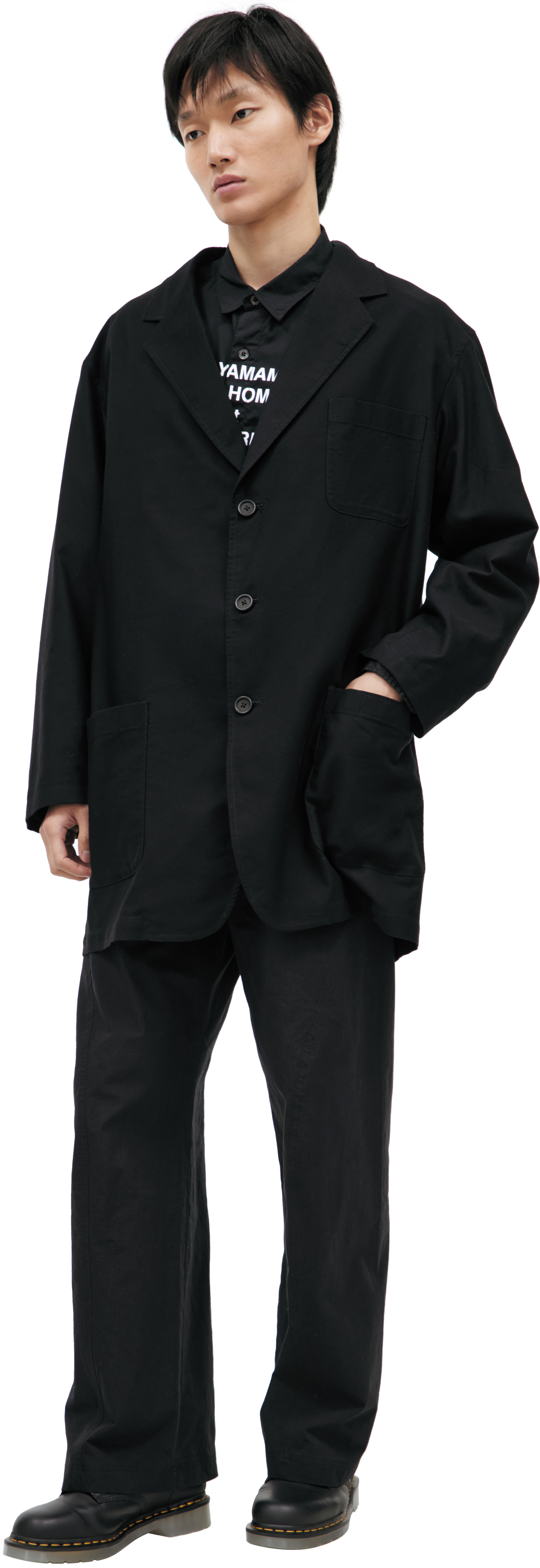 Yohji Yamamoto Пиджак на трех пуговицах