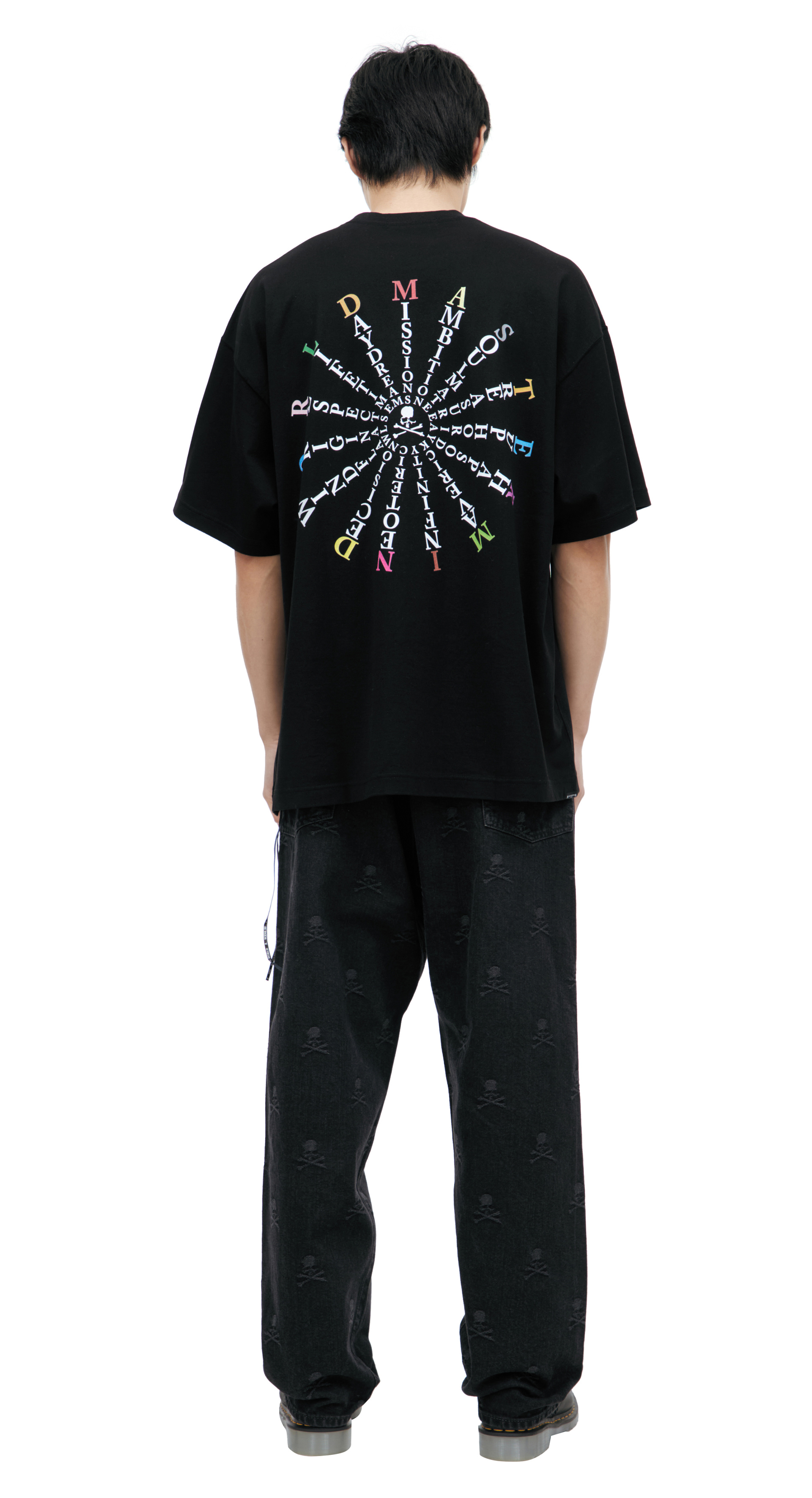 Mastermind WORLD Черная футболка с принтом