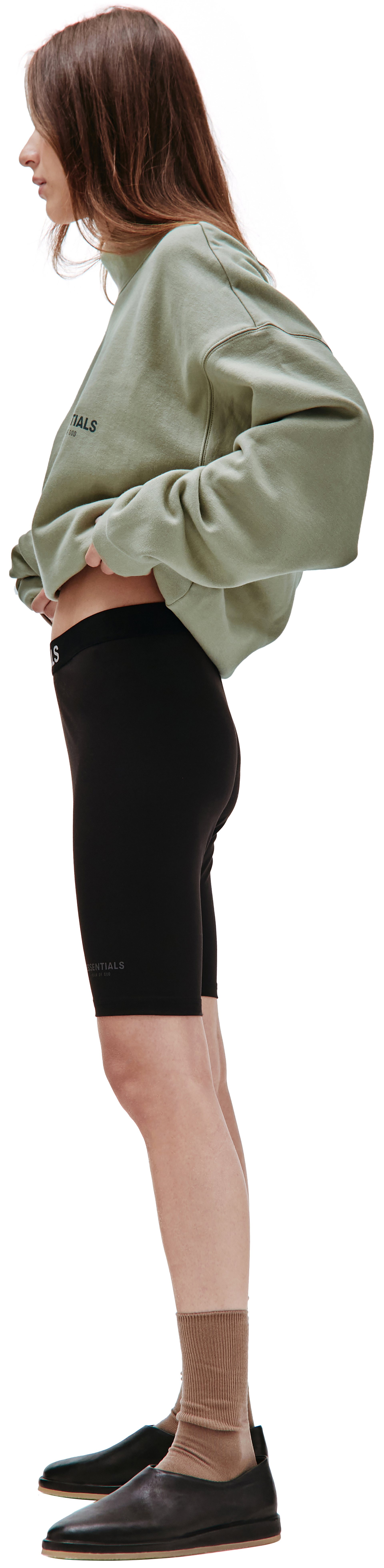 Fear of God Essentials Черные велосипедки с логотипом