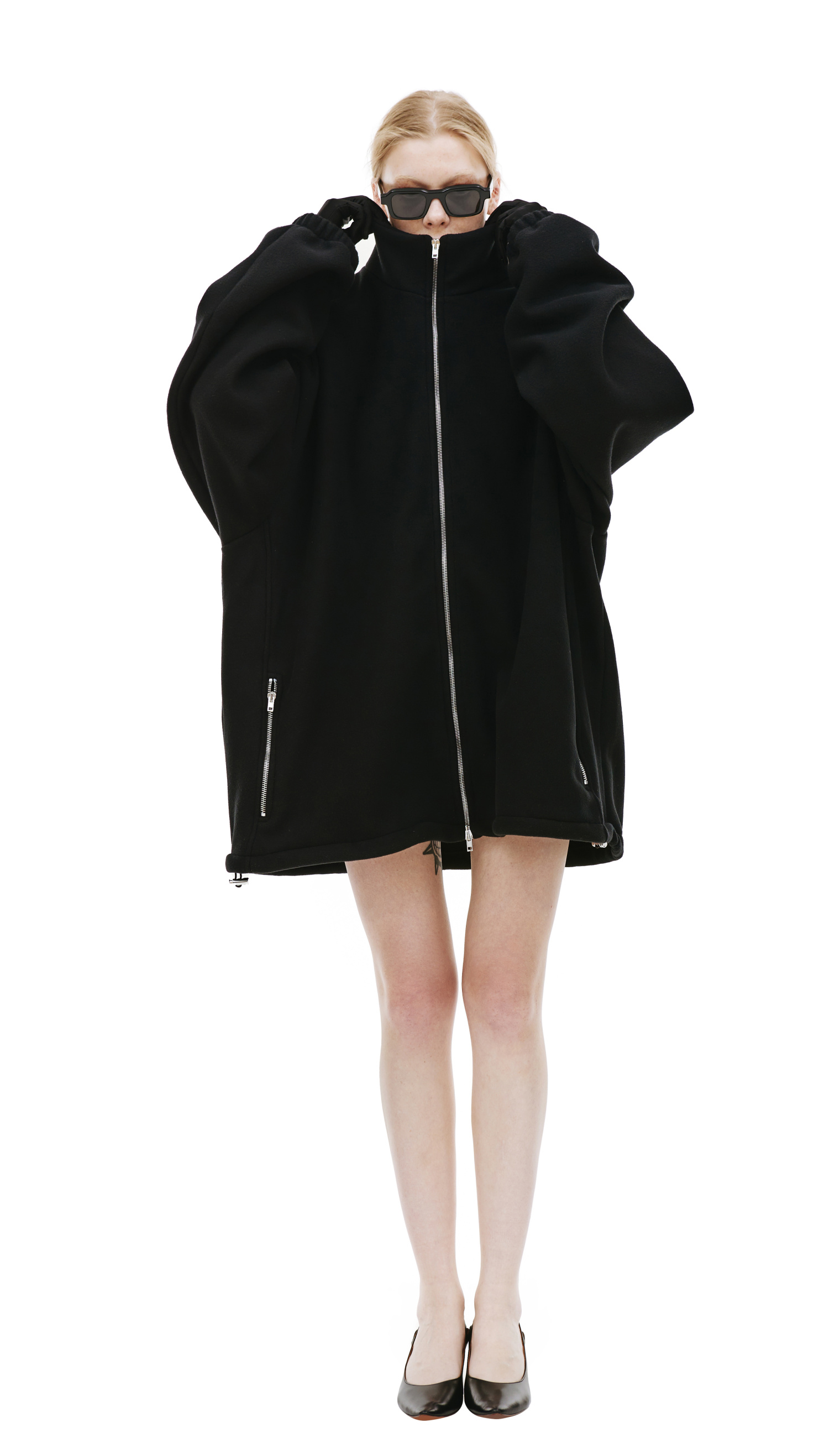 VETEMENTS Флисовая куртка на молнии