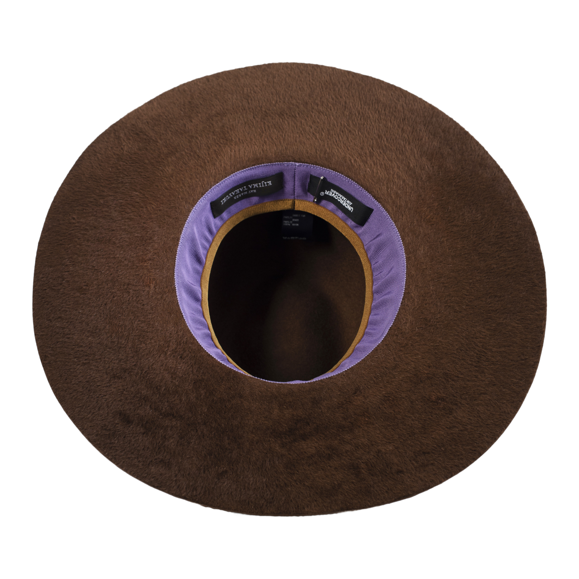 Undercover Коричневая шляпа с широкими полями