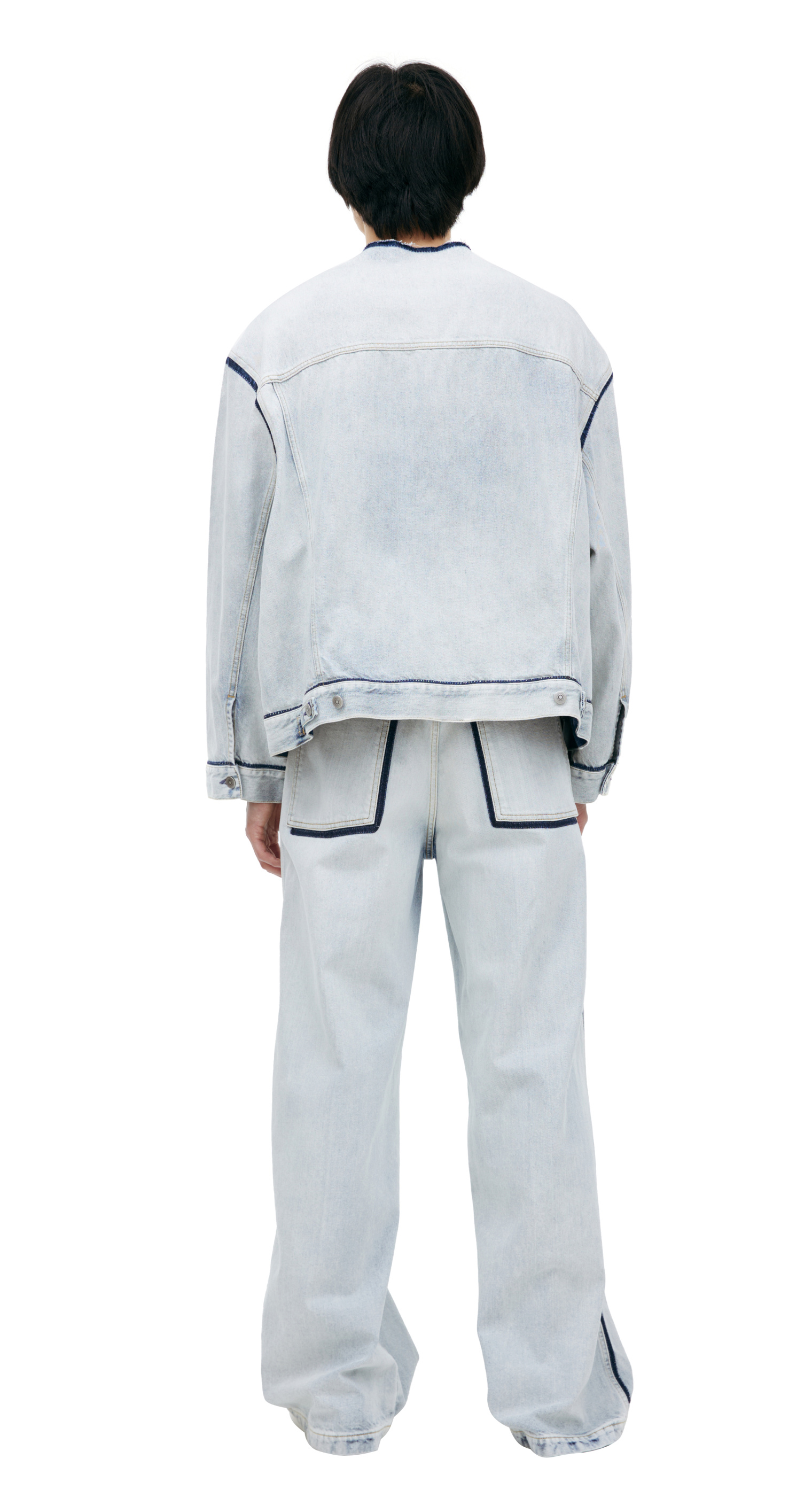 Maison Margiela Джинсовая куртка с контрастными швами