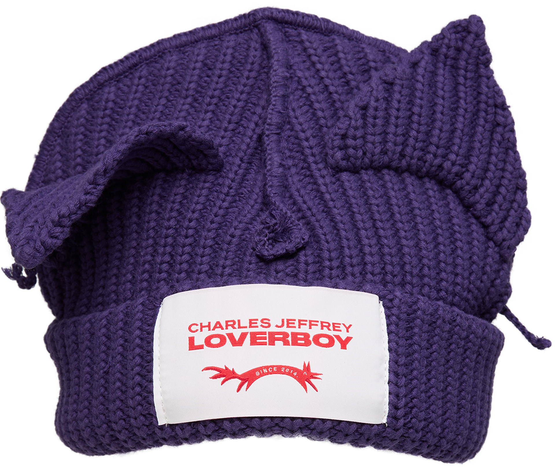 CHARLES JEFFREY LOVERBOY Шапка-052130104  хлопок,короткие уши,бинни,фиолетовый