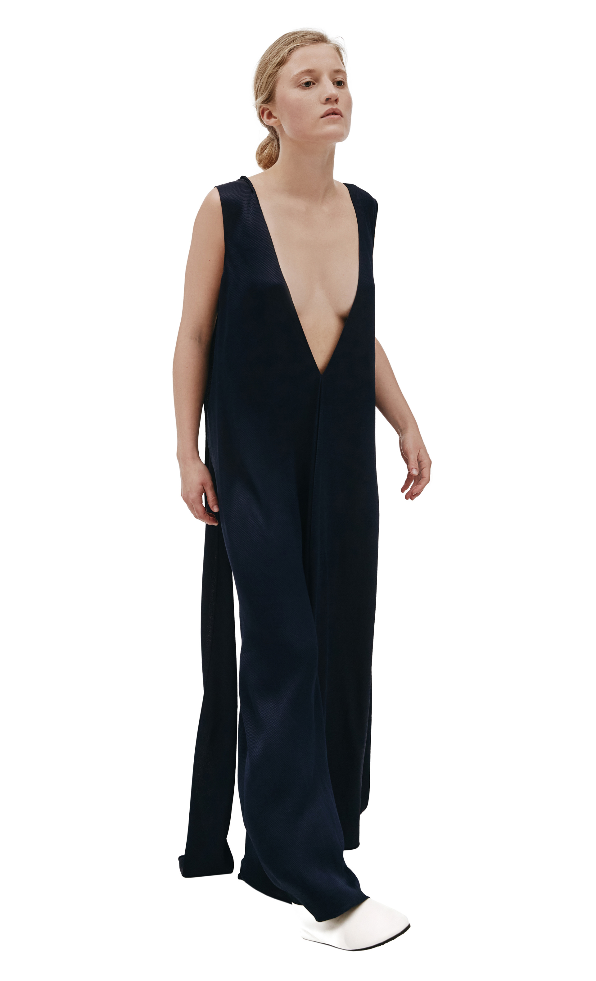 The Row Длинное платье Remi с завязками на спине