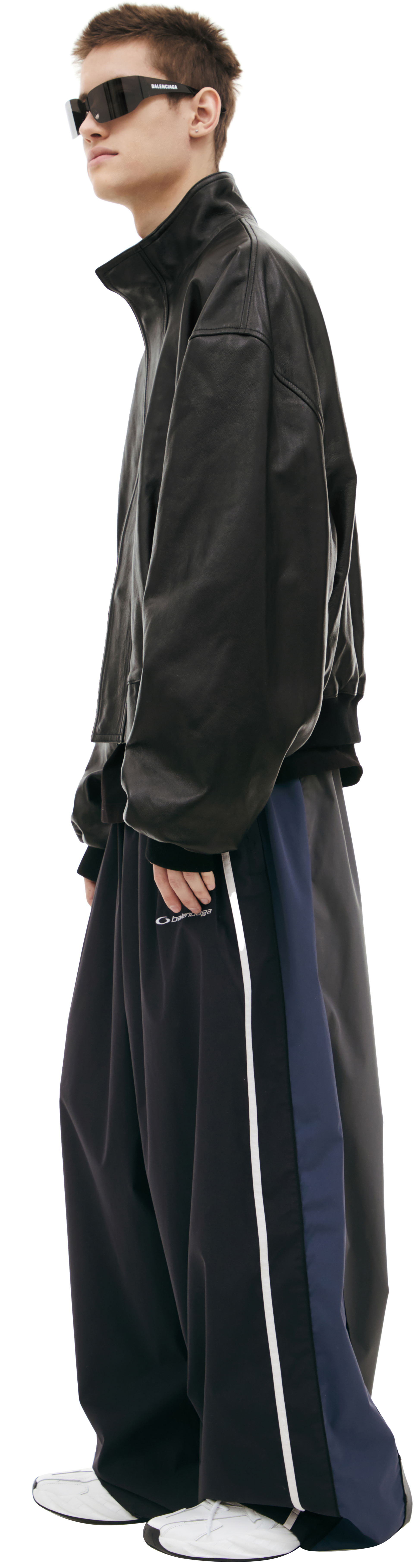 Balenciaga Черная куртка из кожи