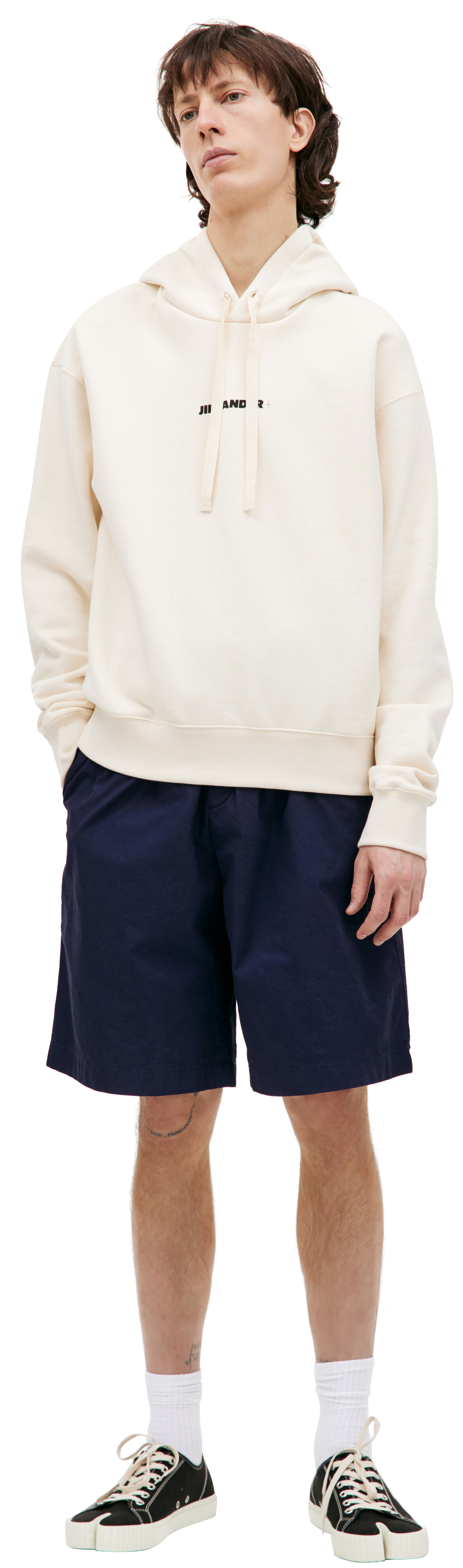 Jil Sander Оверсайз худи с логотипом