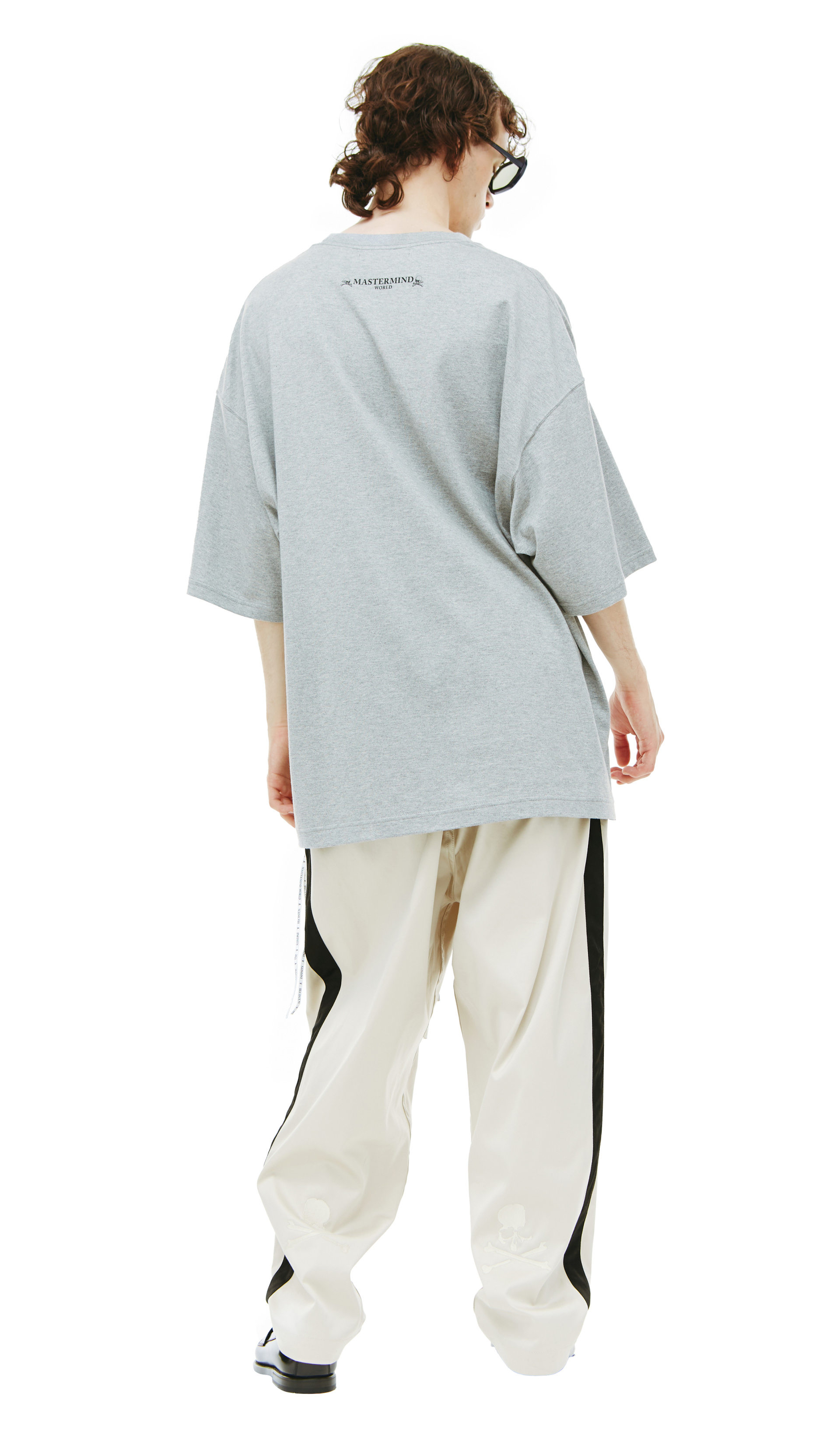 Mastermind WORLD Серая футболка с принтом