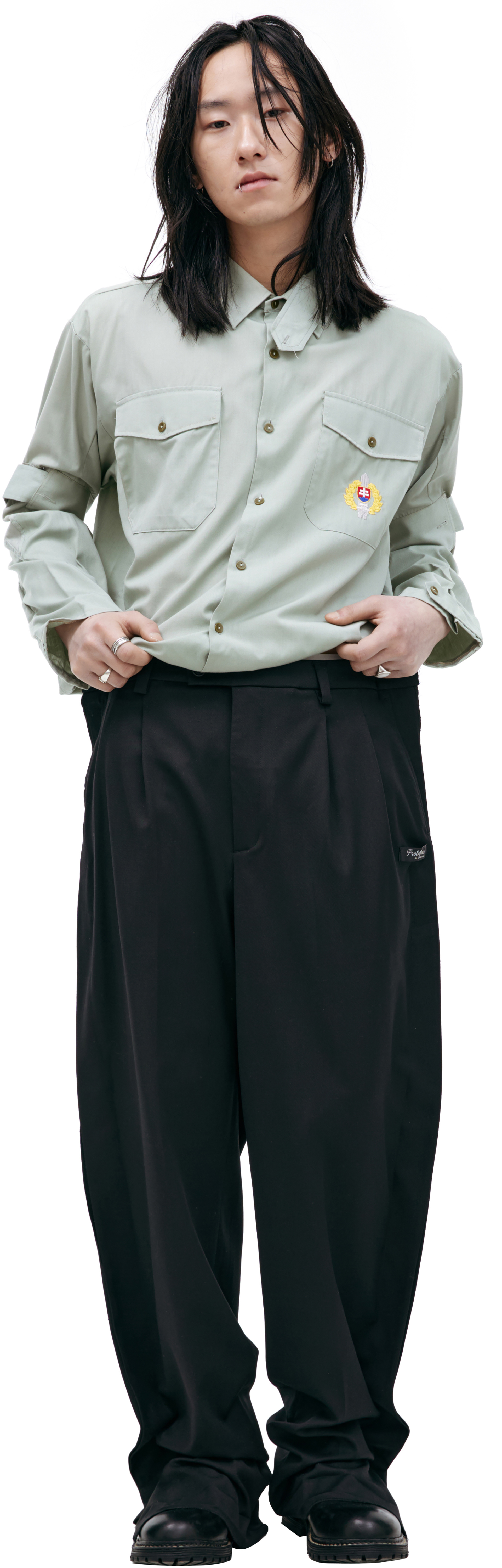 PROTOTYPES Шерстяные брюки Outline